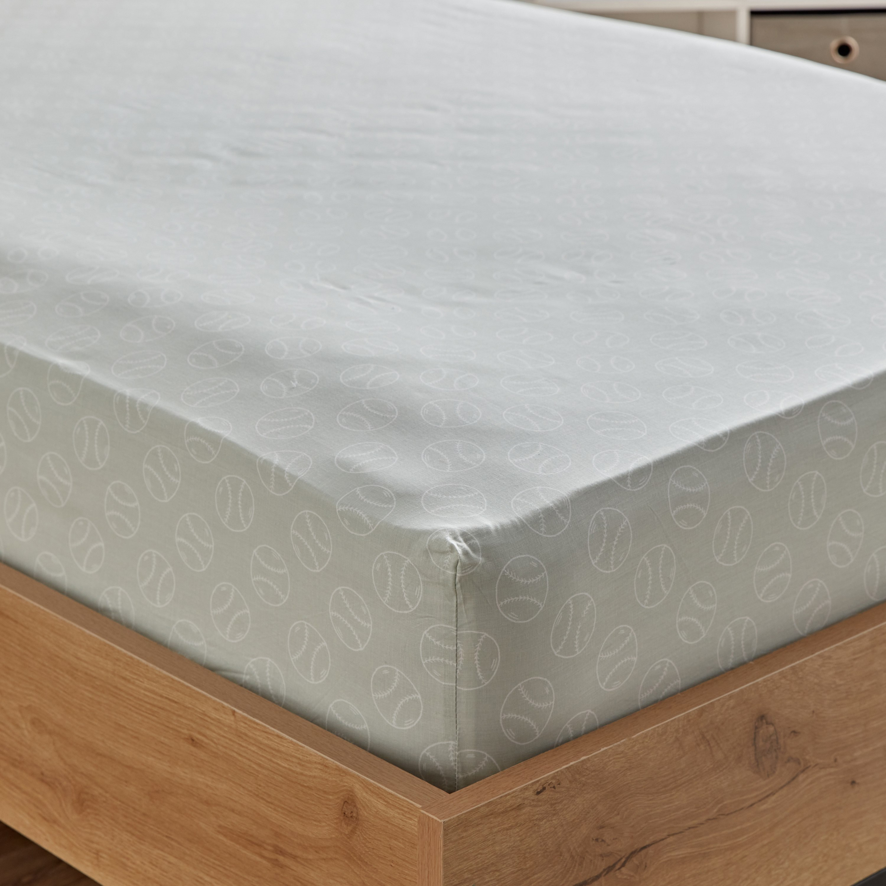 Arcade Win Win Kapas Cotton Twin Fitted Sheet - 120x200+25 cm-hbxhomeware-hbxkidsandyouth-image-4