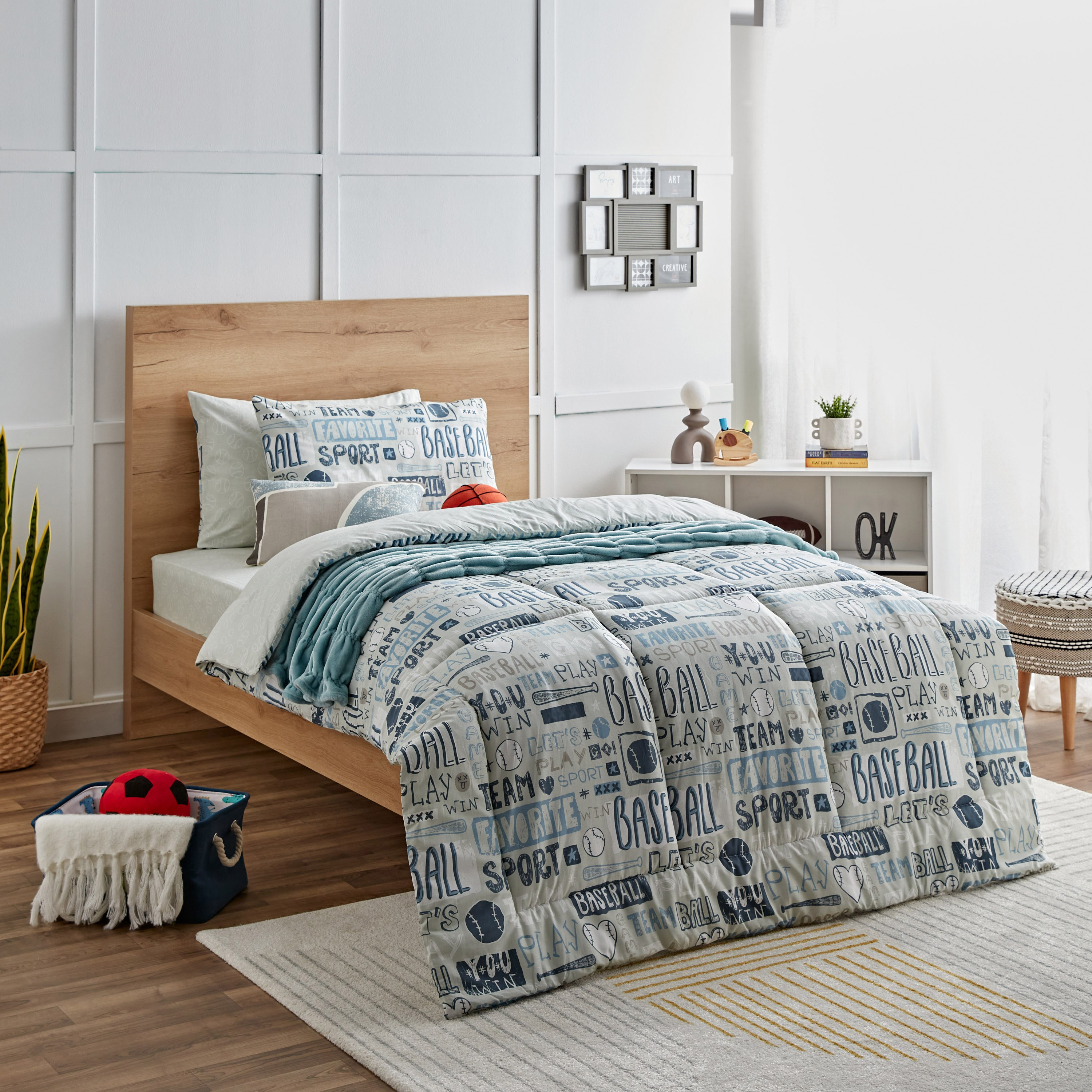 Arcade Win Win Kapas Cotton Twin Fitted Sheet - 120x200+25 cm-hbxhomeware-hbxkidsandyouth-image-6