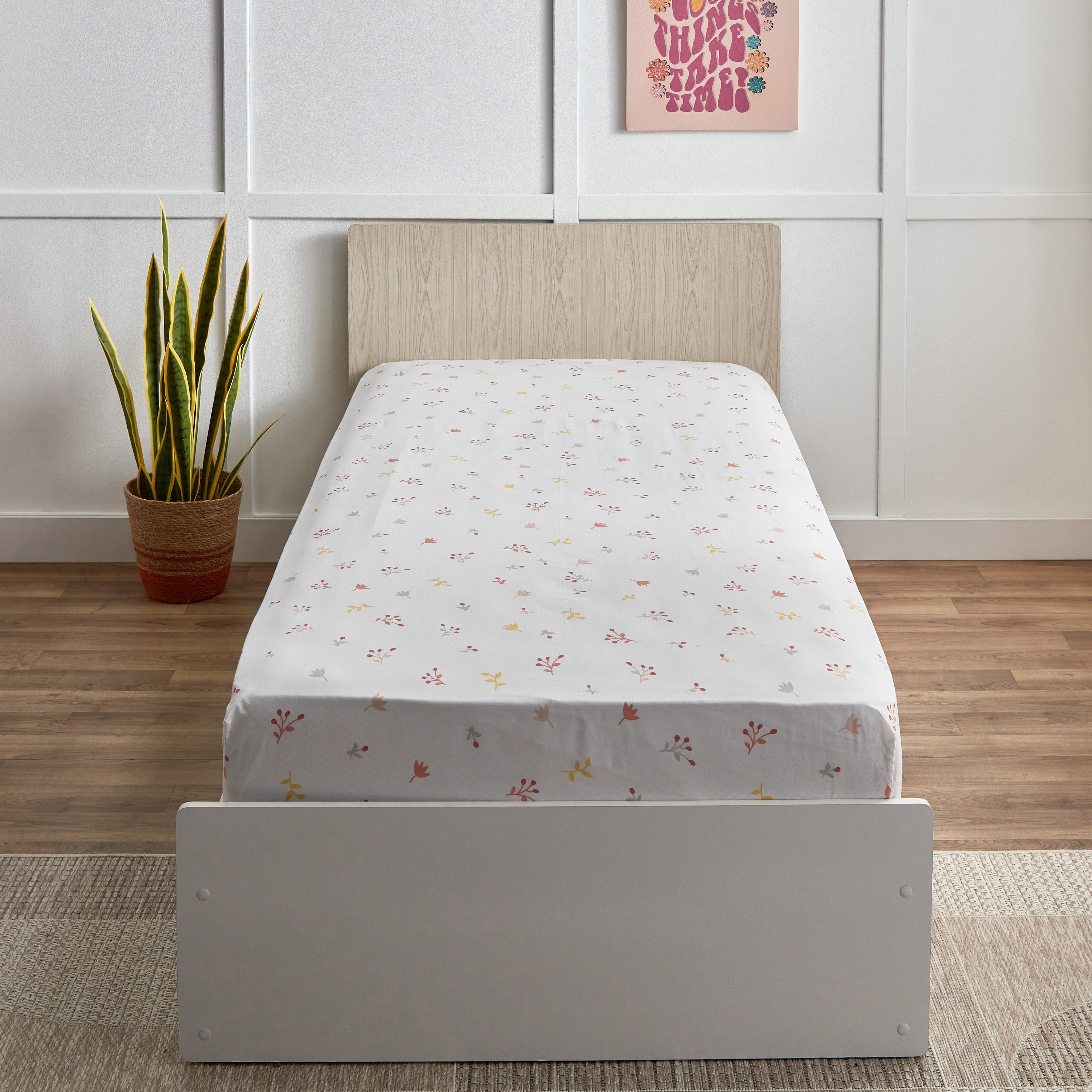شرشف سرير فردي من فلاترباي ووندرلاند كاباس - مقاس 90x200+25 سم-hbxhomeware-hbxkidsandyouth-image-2