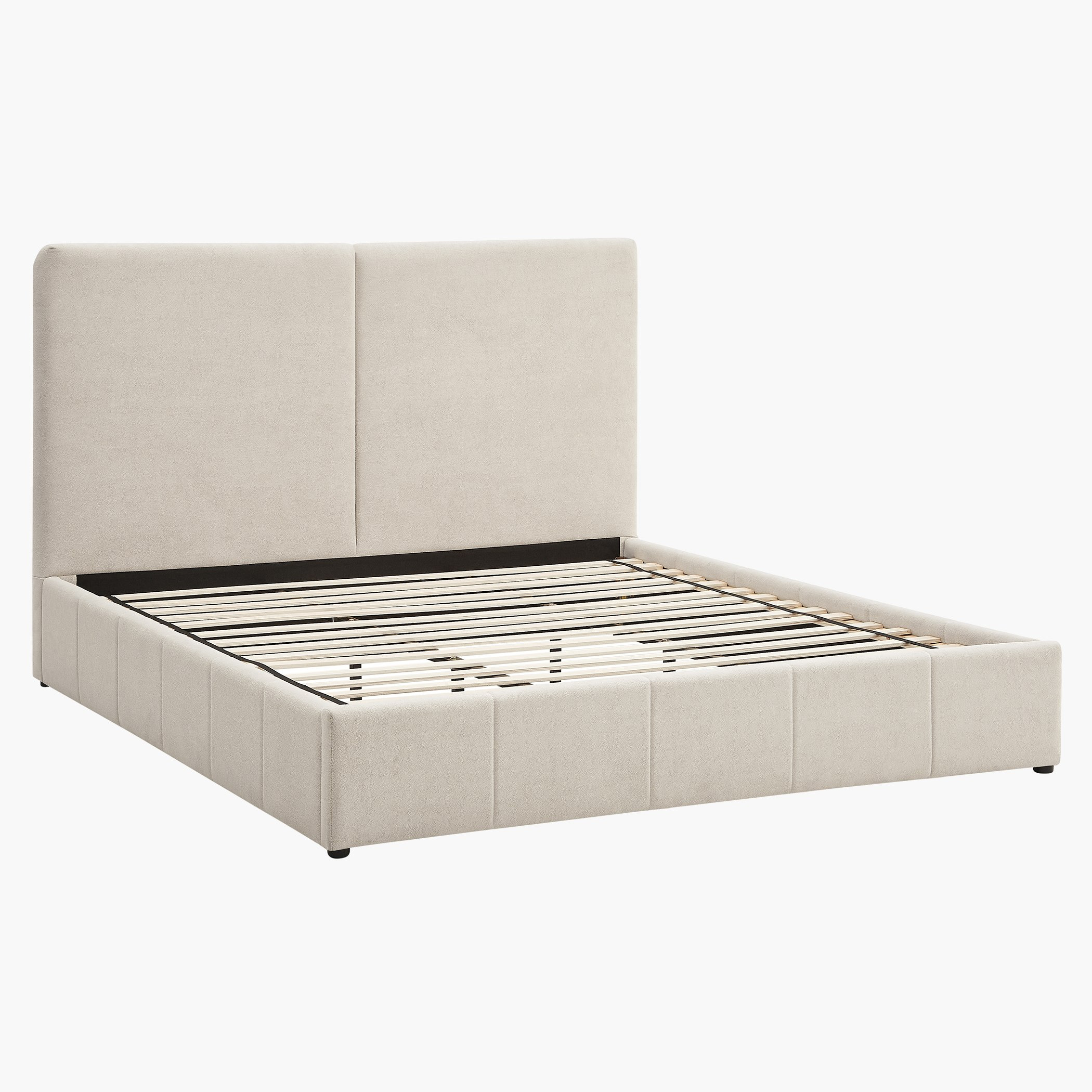 Pearl 5-Piece Upholstered King Bedroom Set - 180x200 cm-hbxbedroom-bedsandbedsets-bedroomsets-king-image-6