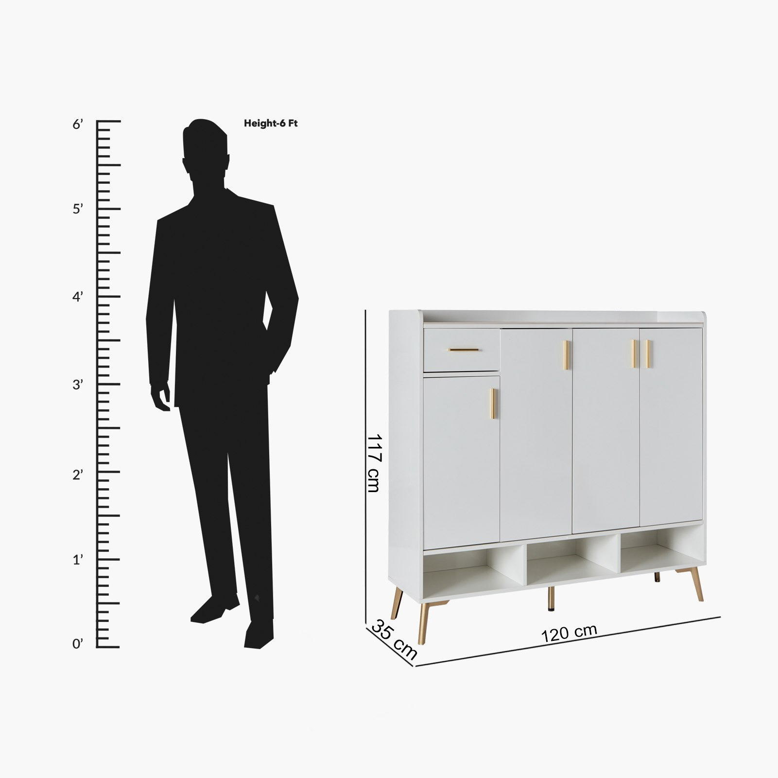 Pearl 22-Pair Sintered Stone Shoe Cabinet with 4 Doors and 1 Drawer-hbxbedroom-shoecabinetsandracks-image-14