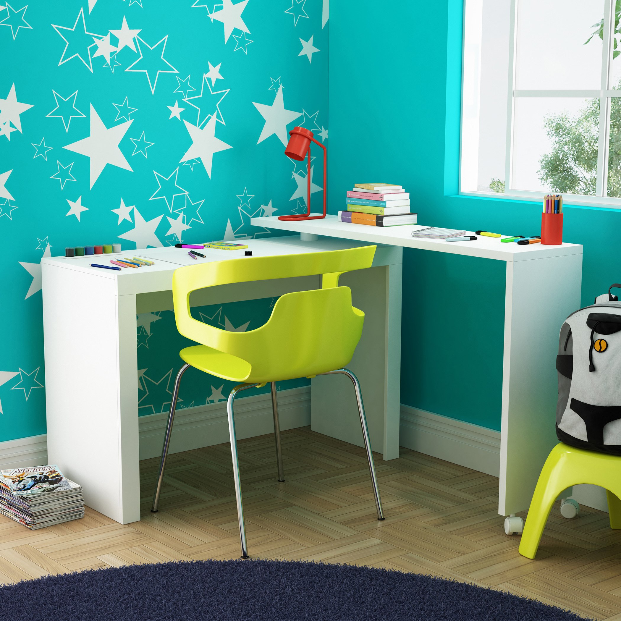 مكتب شكل L قابل للتعديل من بيانكا لوندرينا-hbxfurniture-office-desks-image-1