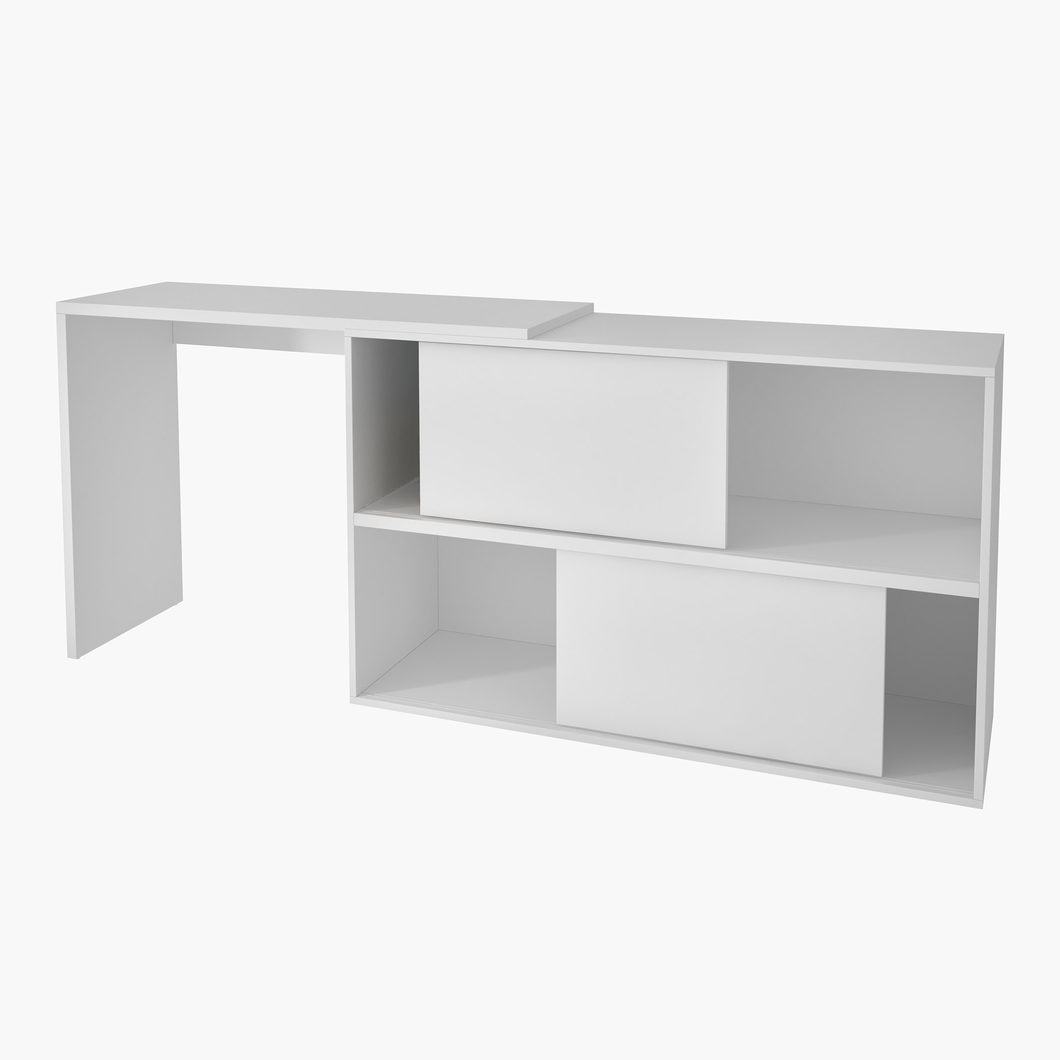 Bianca Londrina Desk with 2 Shelves and Storage-hbxfurniture-office-desks-image-4