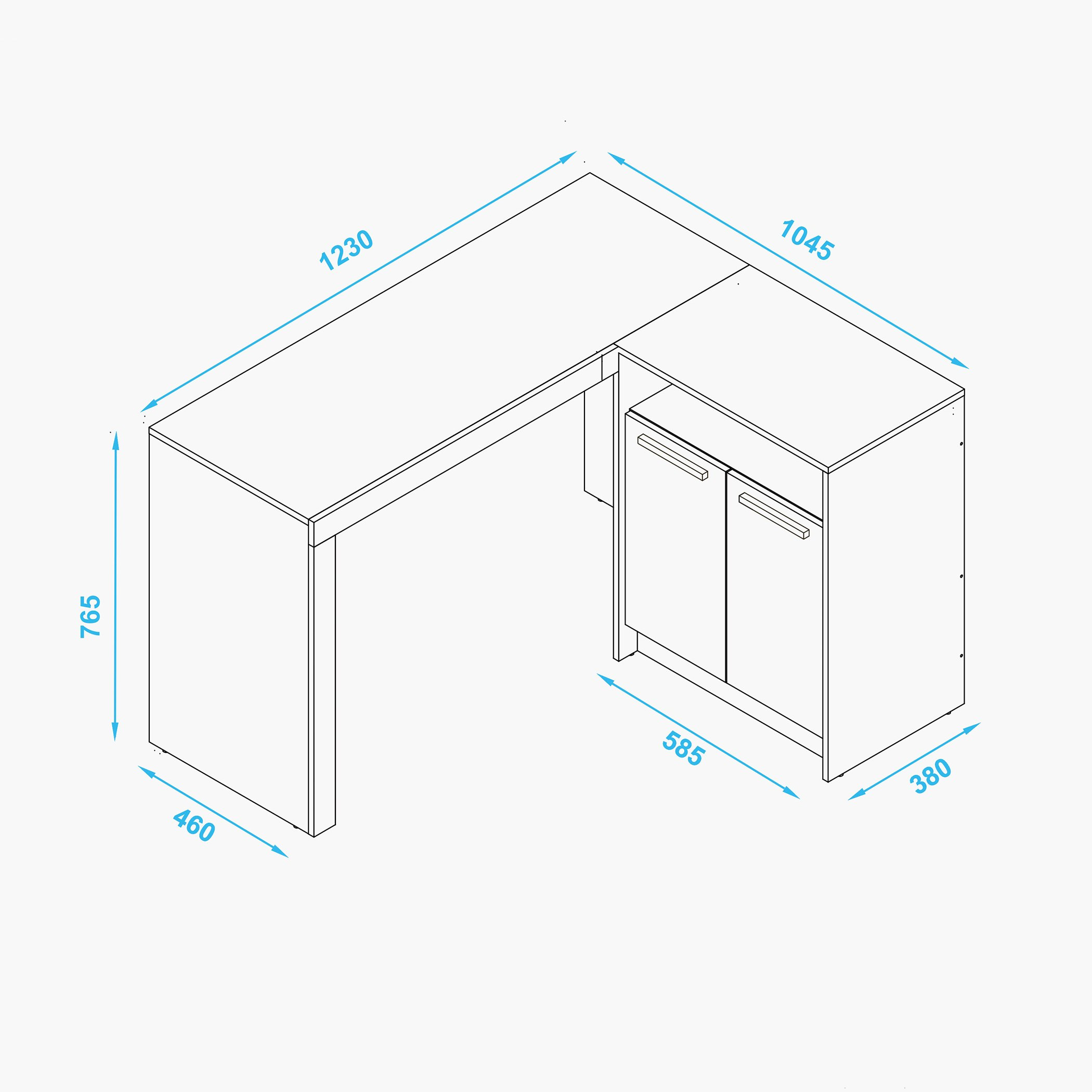 مكتب شكل L ببابين من بيانكا لوندرينا-hbxfurniture-office-desks-image-5