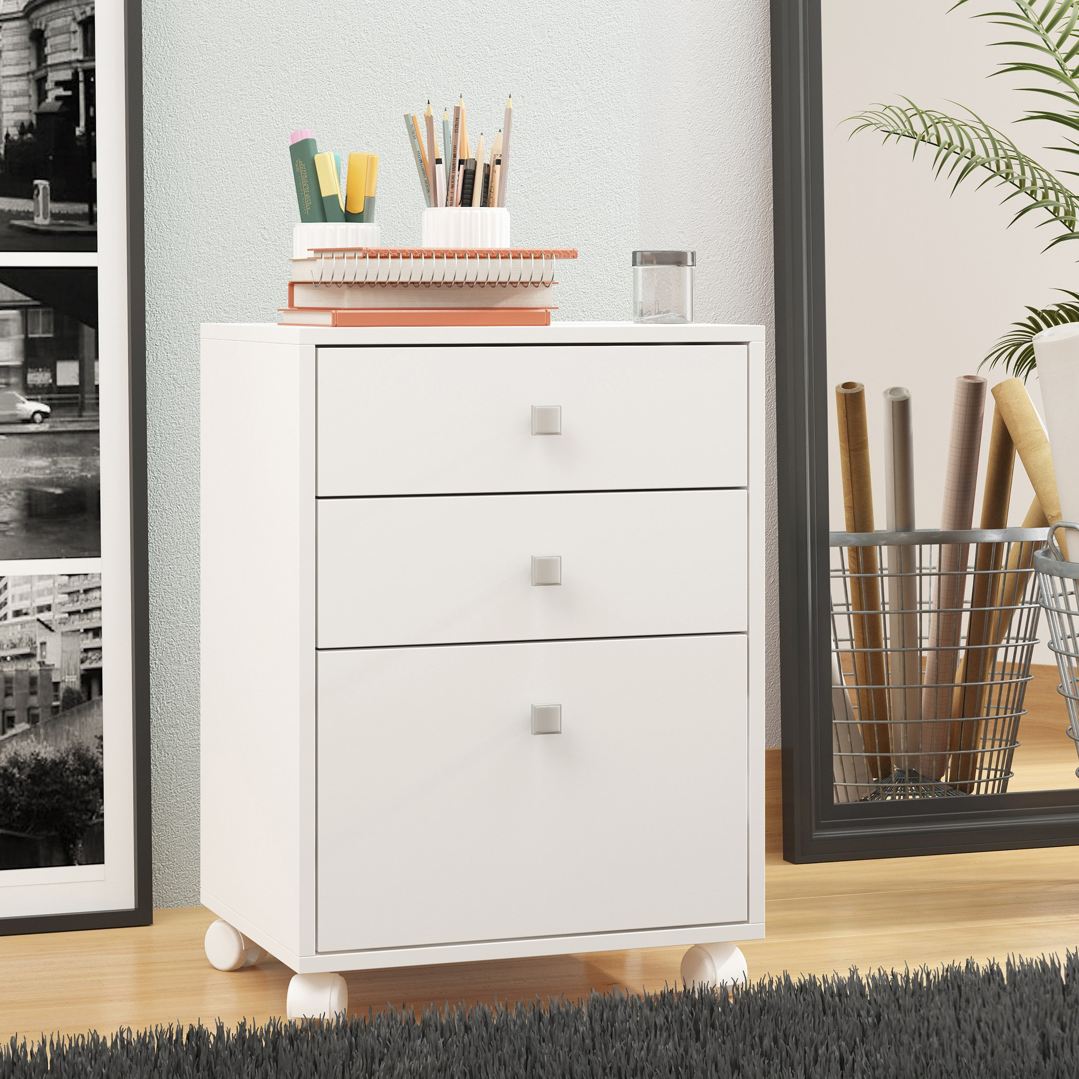وحدة تخزين 3 أدراج من بيانكا لوندرينا-hbxfurniture-office-desks-image-1