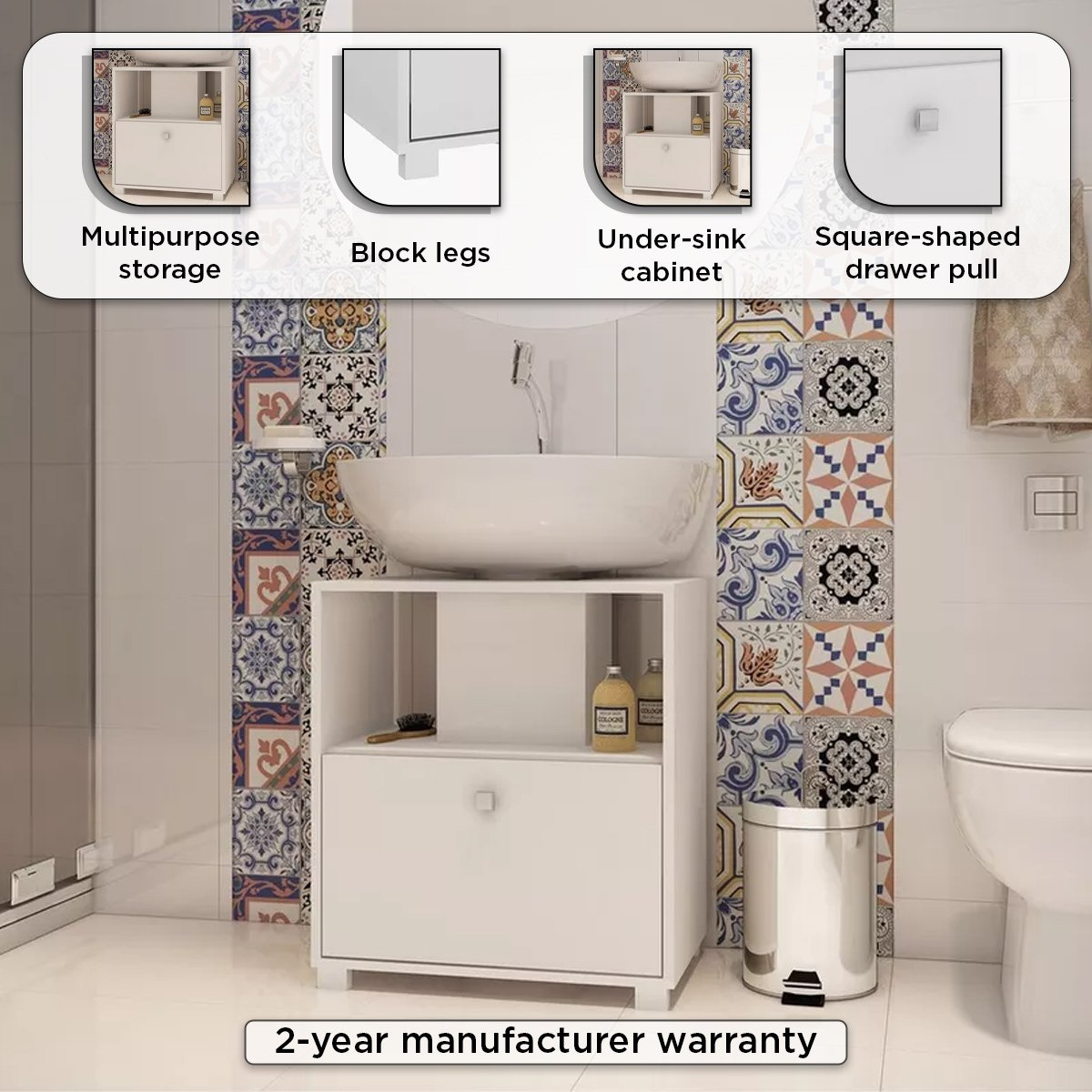 وحدة حمام بباب واحد من بيانكا لوندرينا-hbxdecorandfurnishings-bathroomaccessories-bathroomstorage-image-4