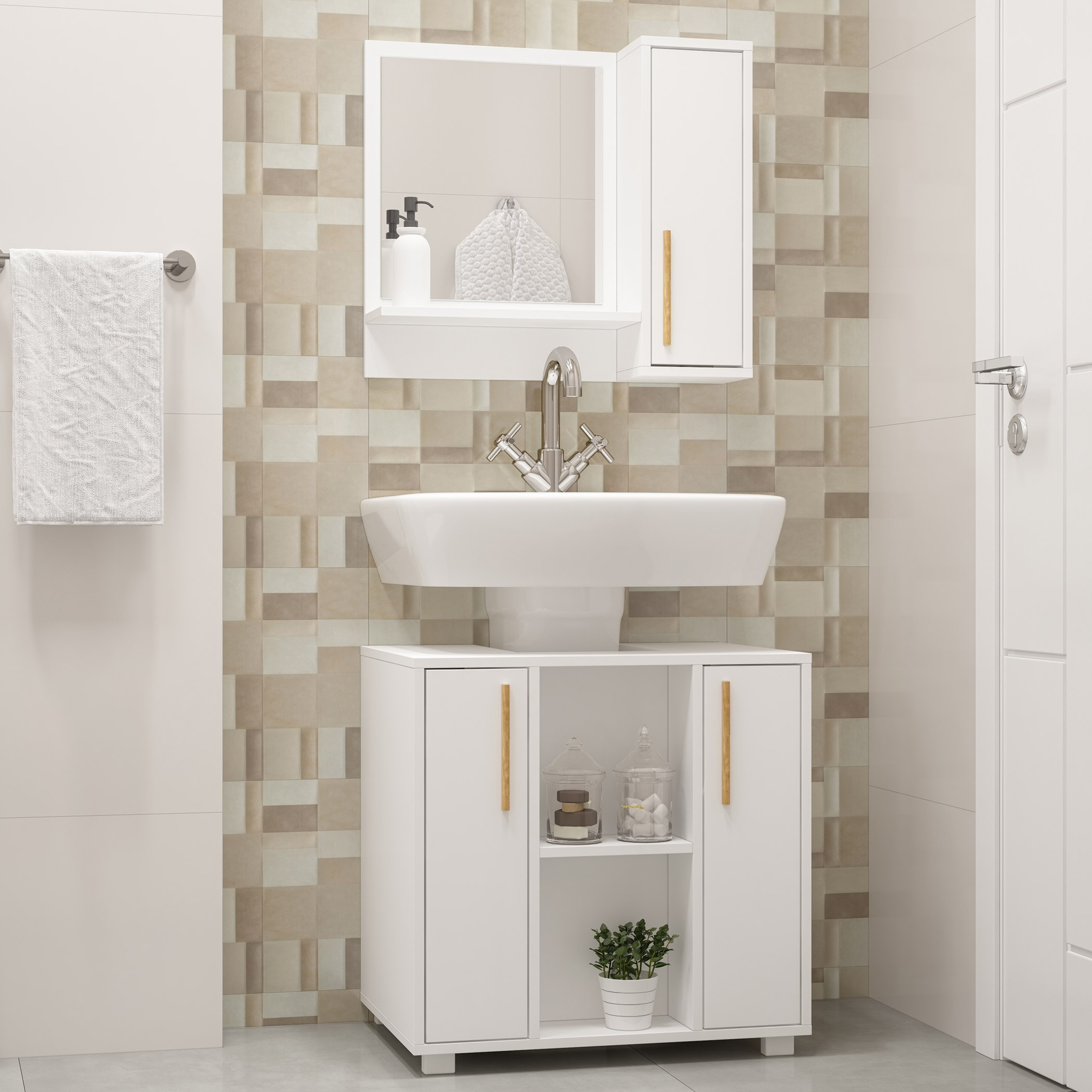 وحدة حمام بابان من بيانكا لوندرينا-hbxdecorandfurnishings-bathroomaccessories-bathroomstorage-image-1