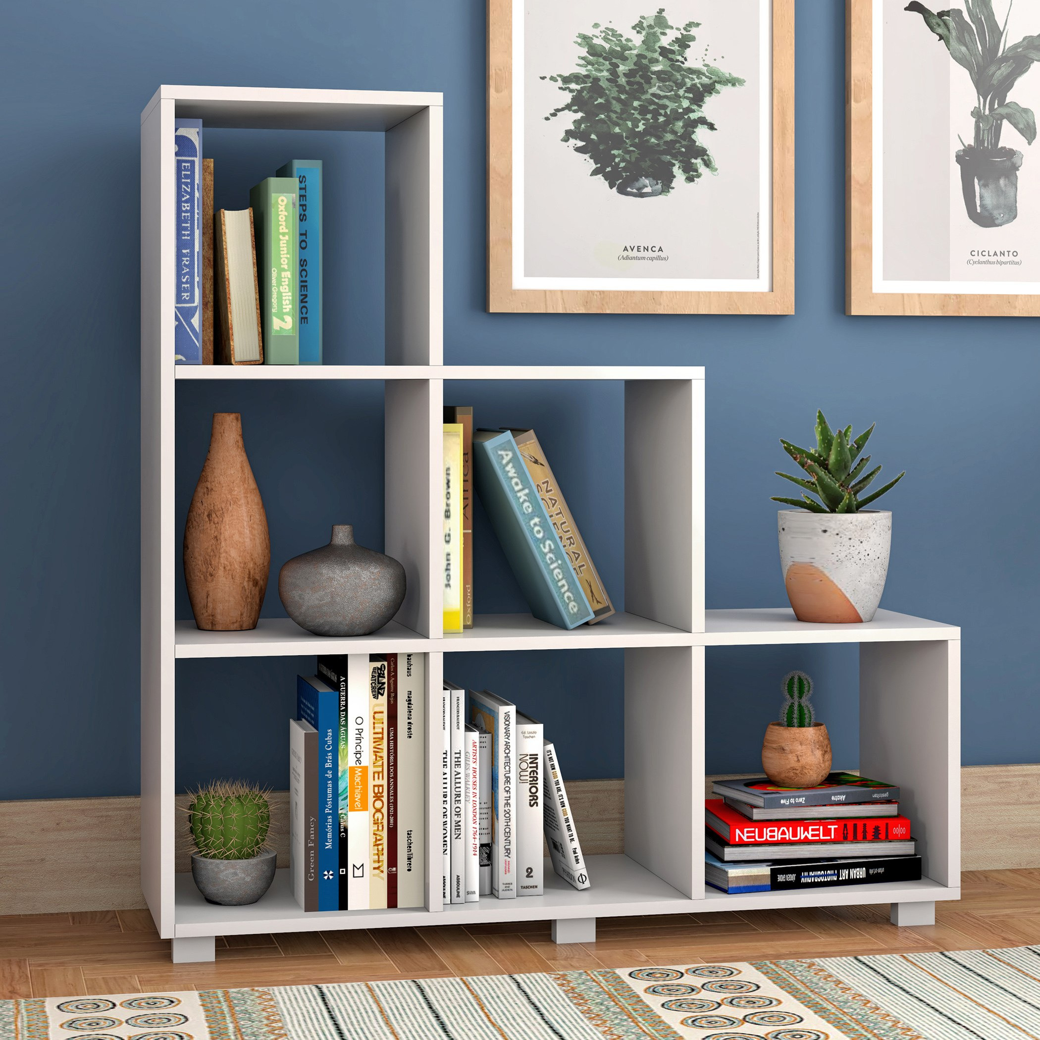 خزانة كتب 6 مكعبات من بيانكا لوندرينا-hbxfurniture-office-bookcases-image-1