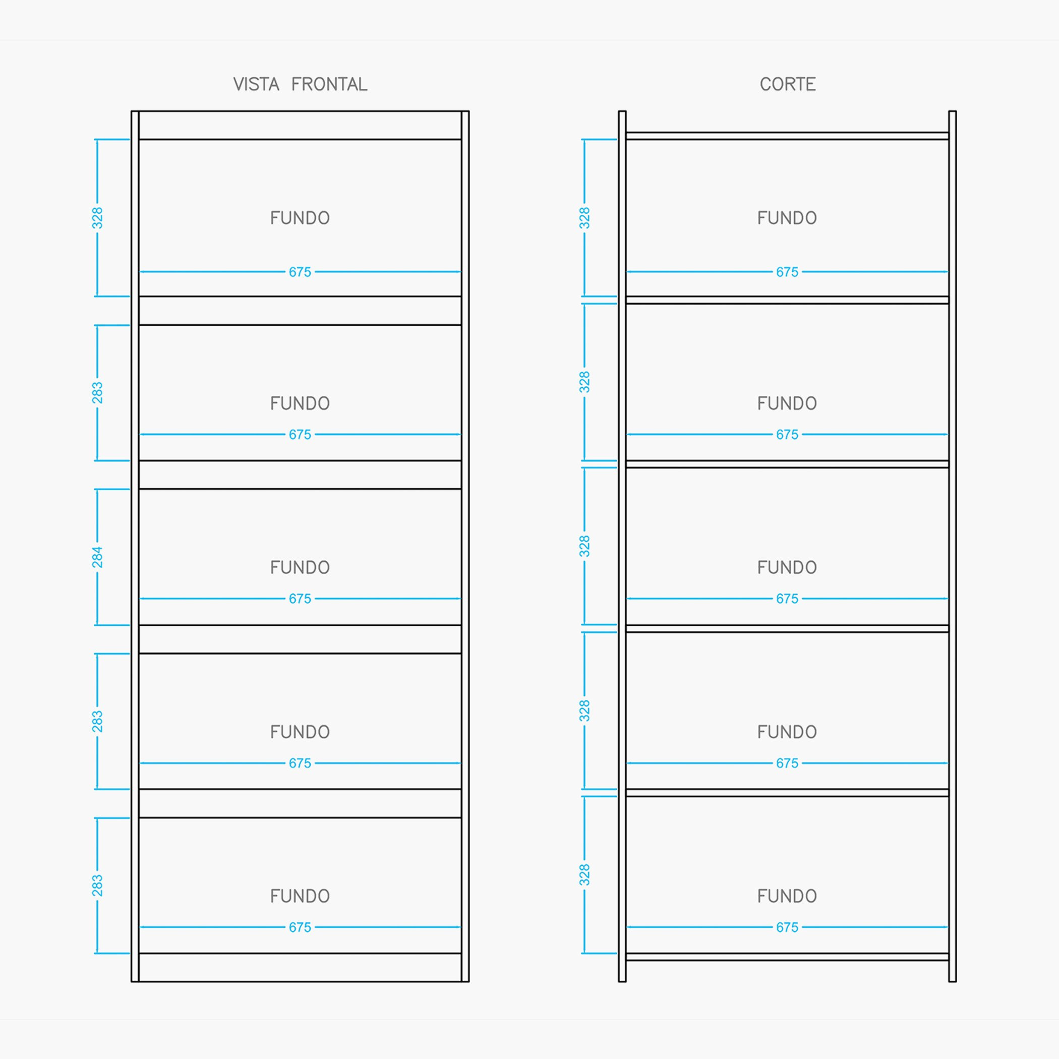 خزانة كتب رفيعة بخمسة طبقات من بيانكا لوندرينا-hbxfurniture-office-bookcases-image-8