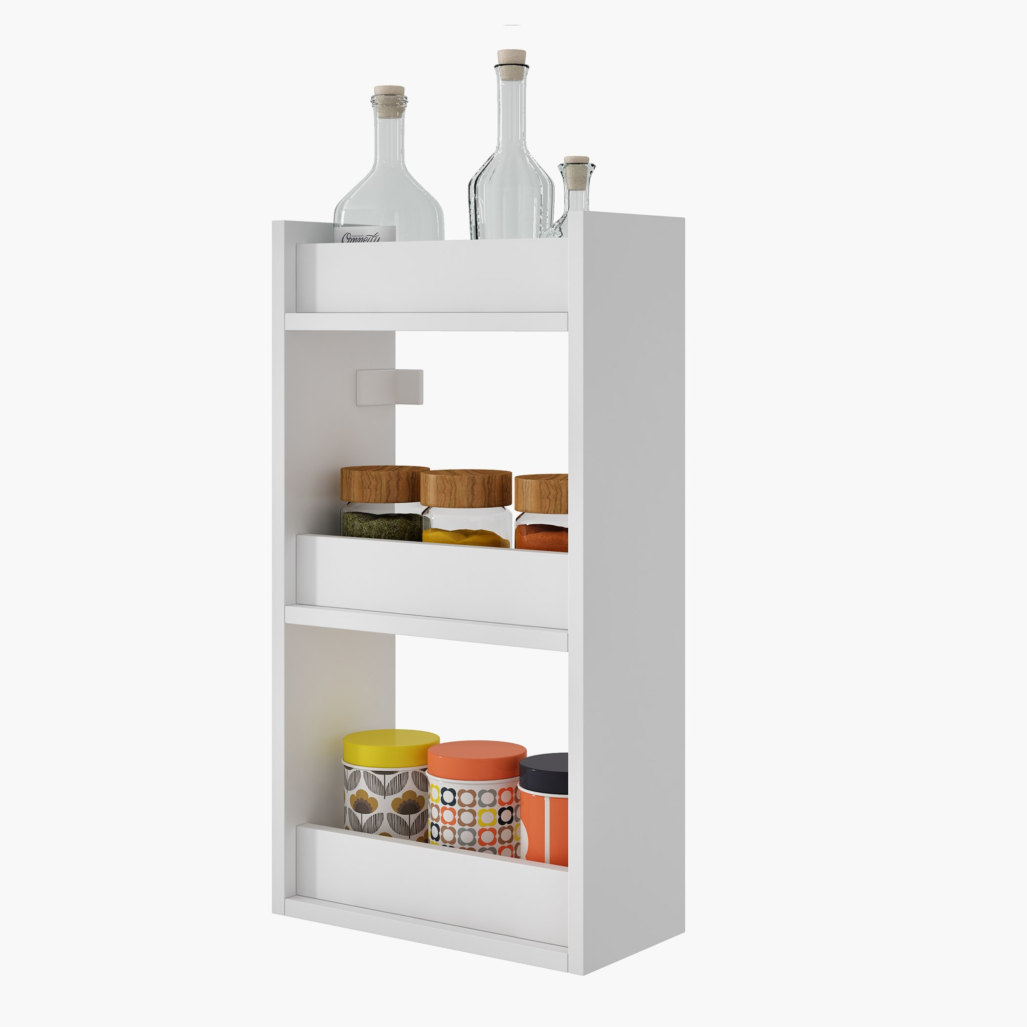 وحدة متعددة الاستخدامات 3 مستويات من بيانكا لوندرينا-hbxkitchen-kitchenware-kitchenracksandholders-image-2