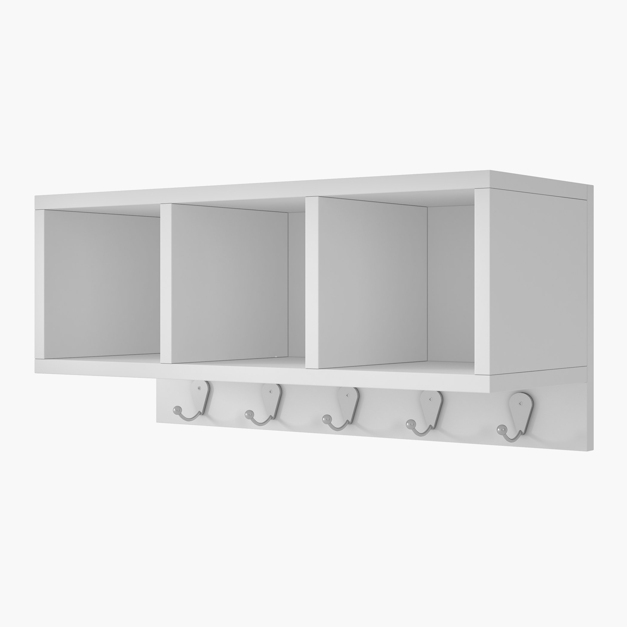رف حائط 3 مكعبات مع 5 خطافات من بيانكا لوندرينا-hbxfurniture-mediaunitsandstorage-wallshelves-image-6