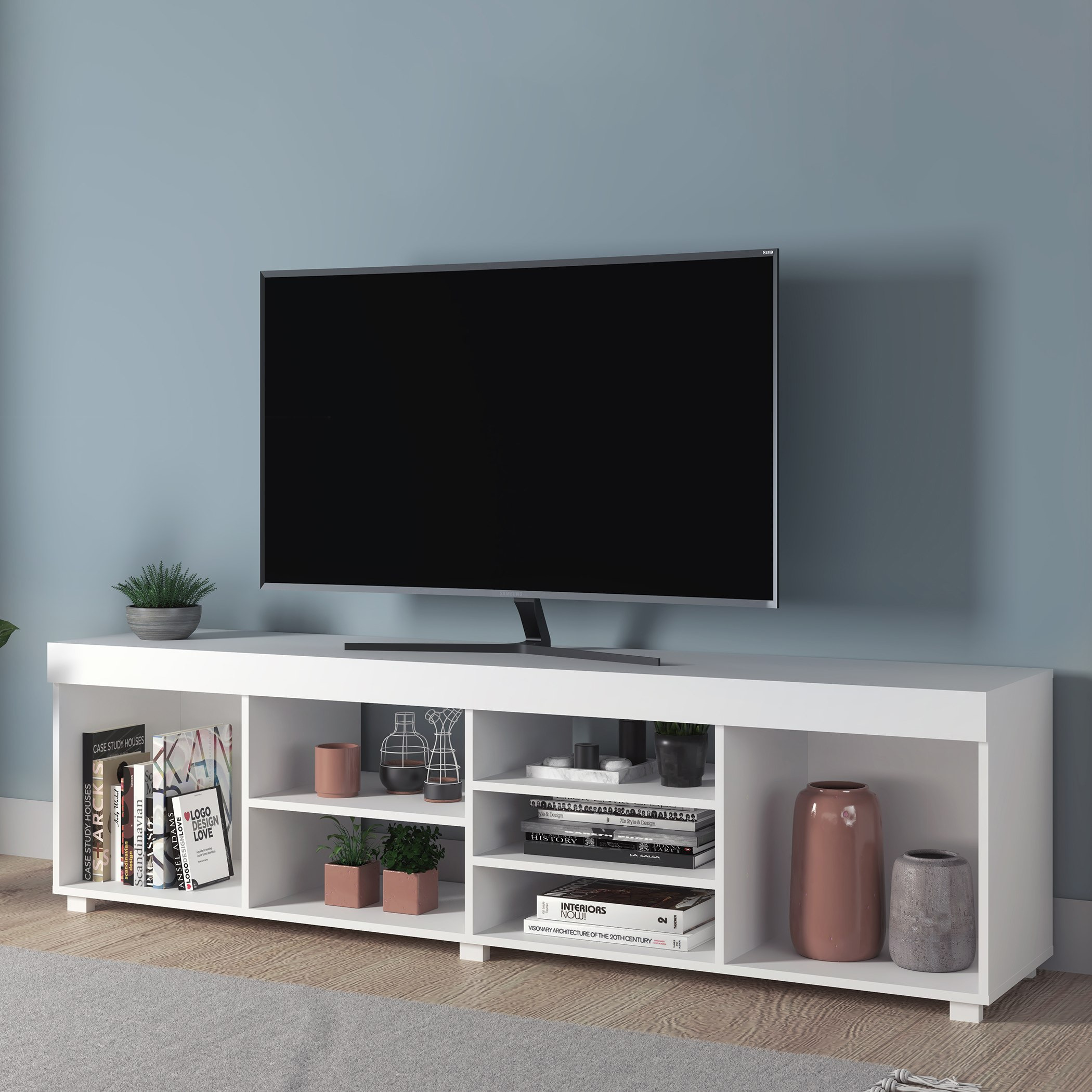 وحدة تلفاز حتى 70 بوصة متعددة الرفوف من بيانكا لوندرينا-hbxlivingroom-mediaunitsandstorage-tvunits-image-1