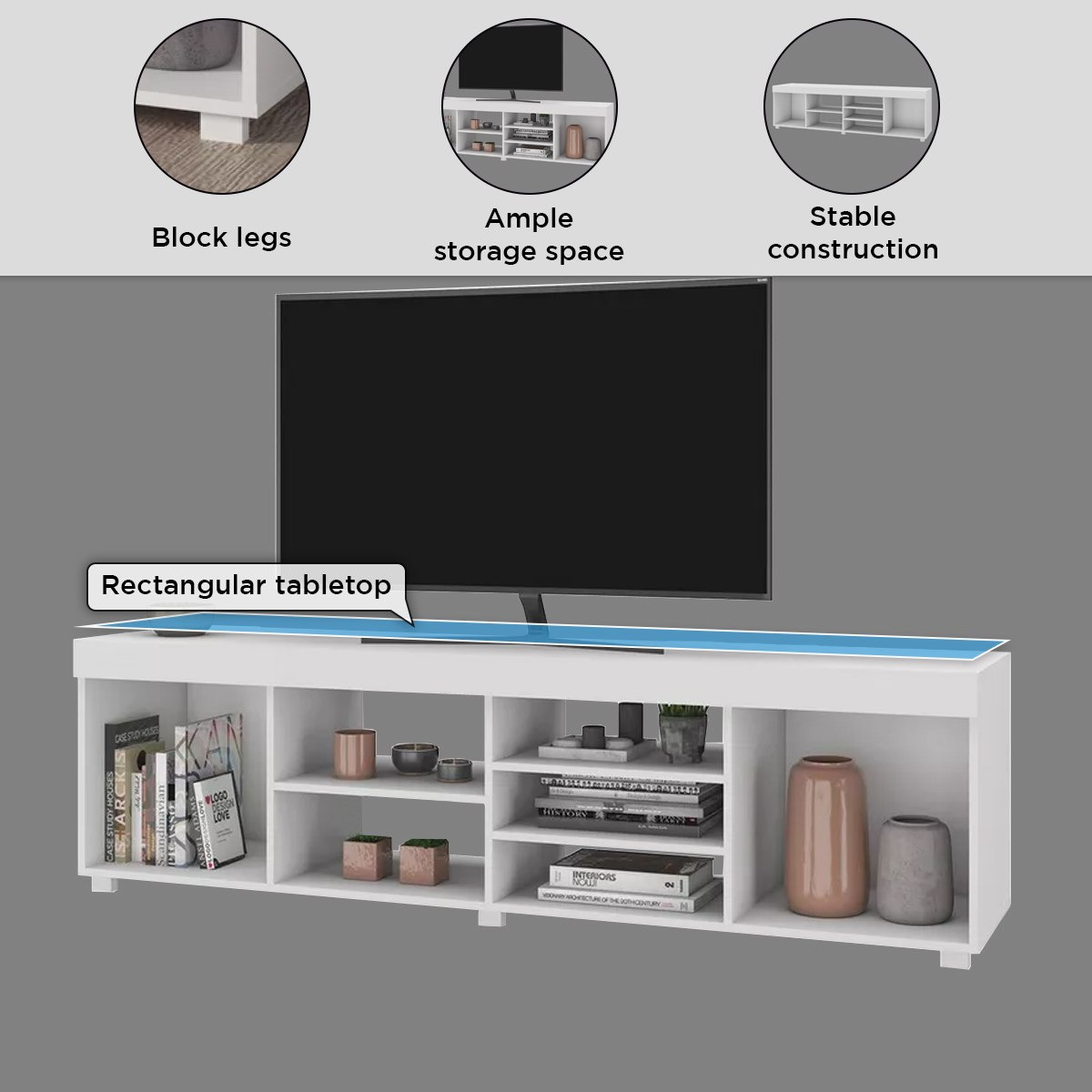 وحدة تلفاز حتى 70 بوصة متعددة الرفوف من بيانكا لوندرينا-hbxlivingroom-mediaunitsandstorage-tvunits-image-5
