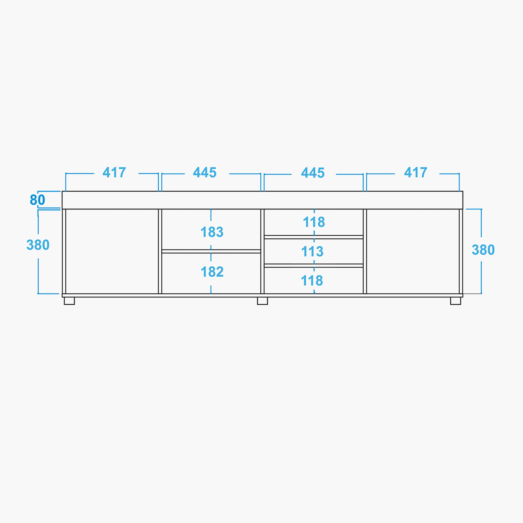 وحدة تلفاز حتى 70 بوصة متعددة الرفوف من بيانكا لوندرينا-hbxlivingroom-mediaunitsandstorage-tvunits-image-6