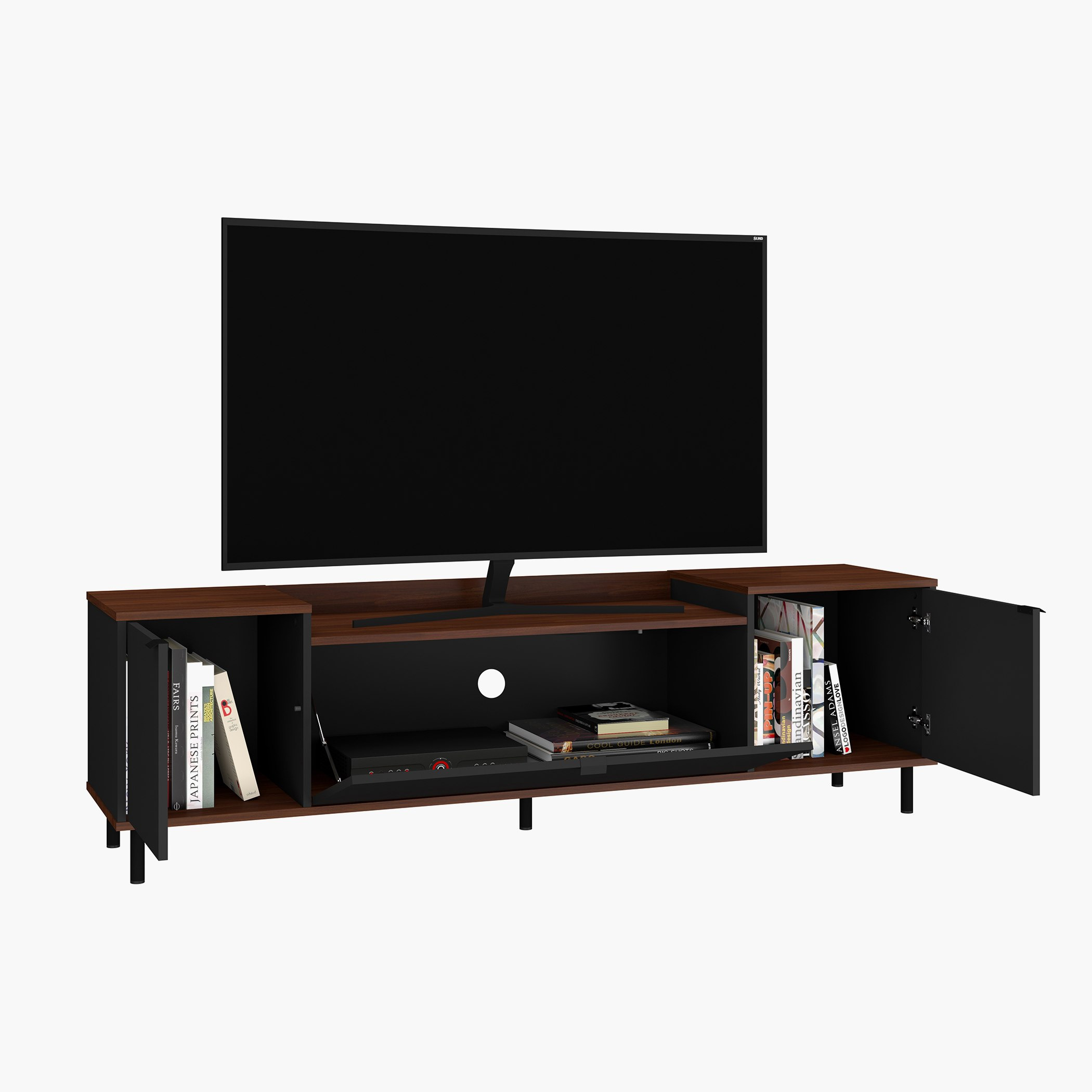 خزانة تلفاز حتى 70 بوصة ببابين ودرج من بيانكا لوندرينا-hbxlivingroom-mediaunitsandstorage-tvunits-image-2