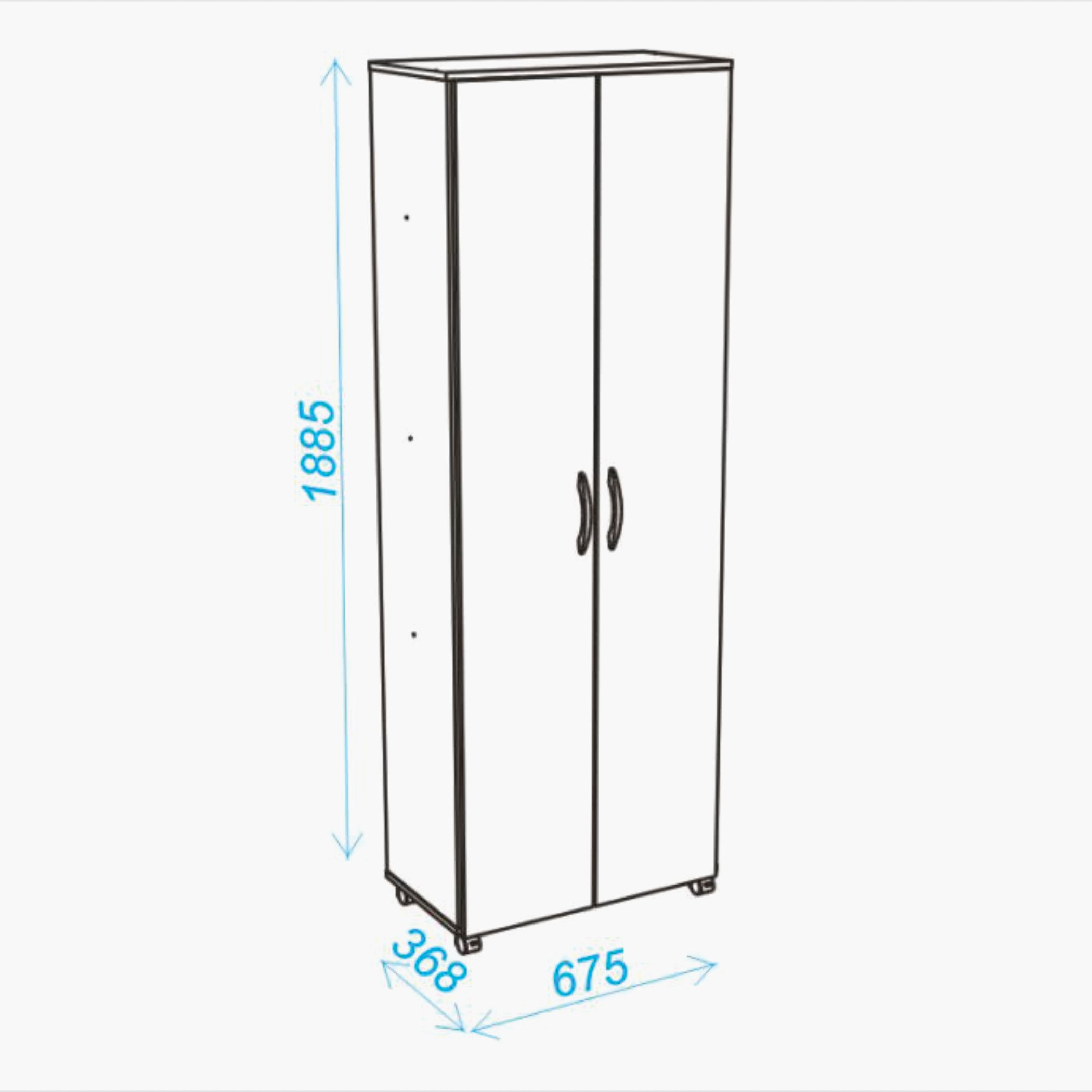 وحدة متعددة الاستخدامات ببابين من بيانكا لوندرينا-hbxfurniture-office-bookcases-image-5