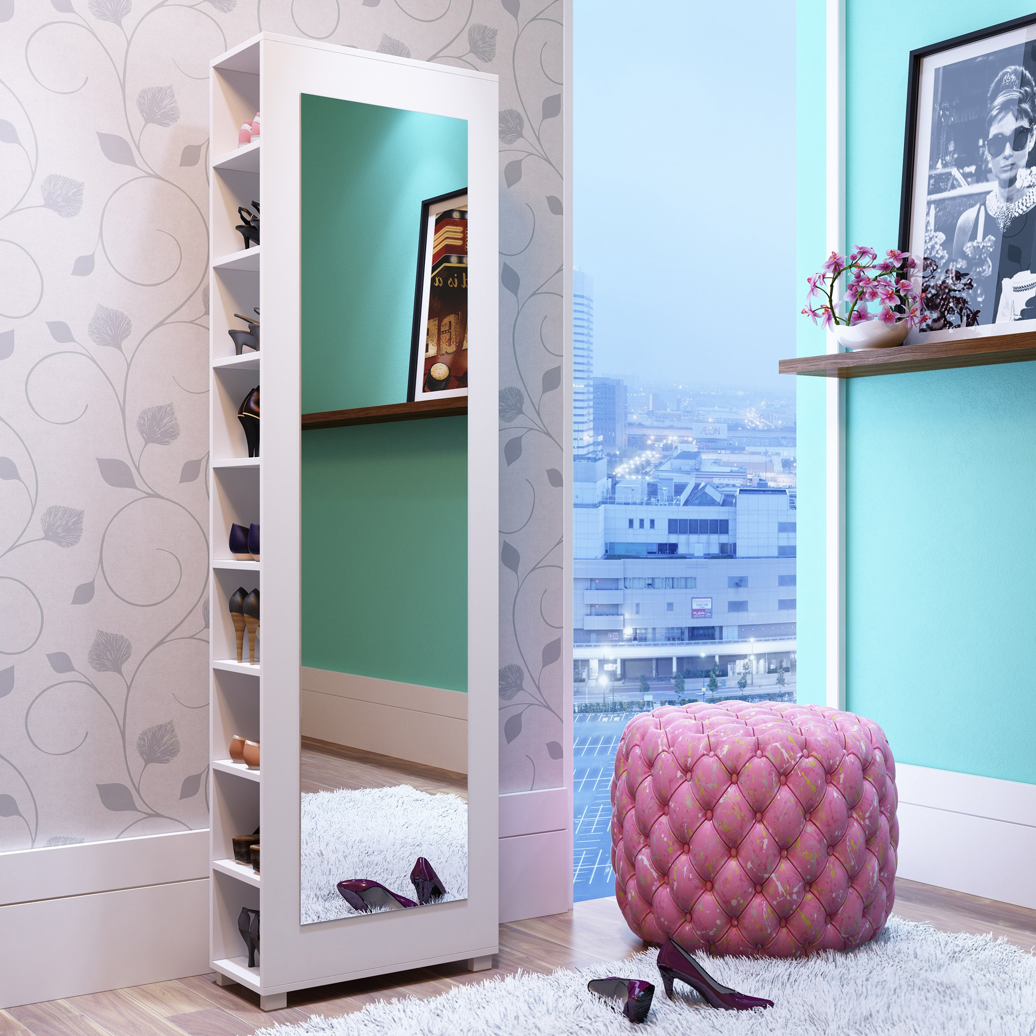 وحدة أحذية تتسع لـ20 زوجًا من بيانكا لوندرينا-hbxbedroom-shoecabinetsandracks-image-1