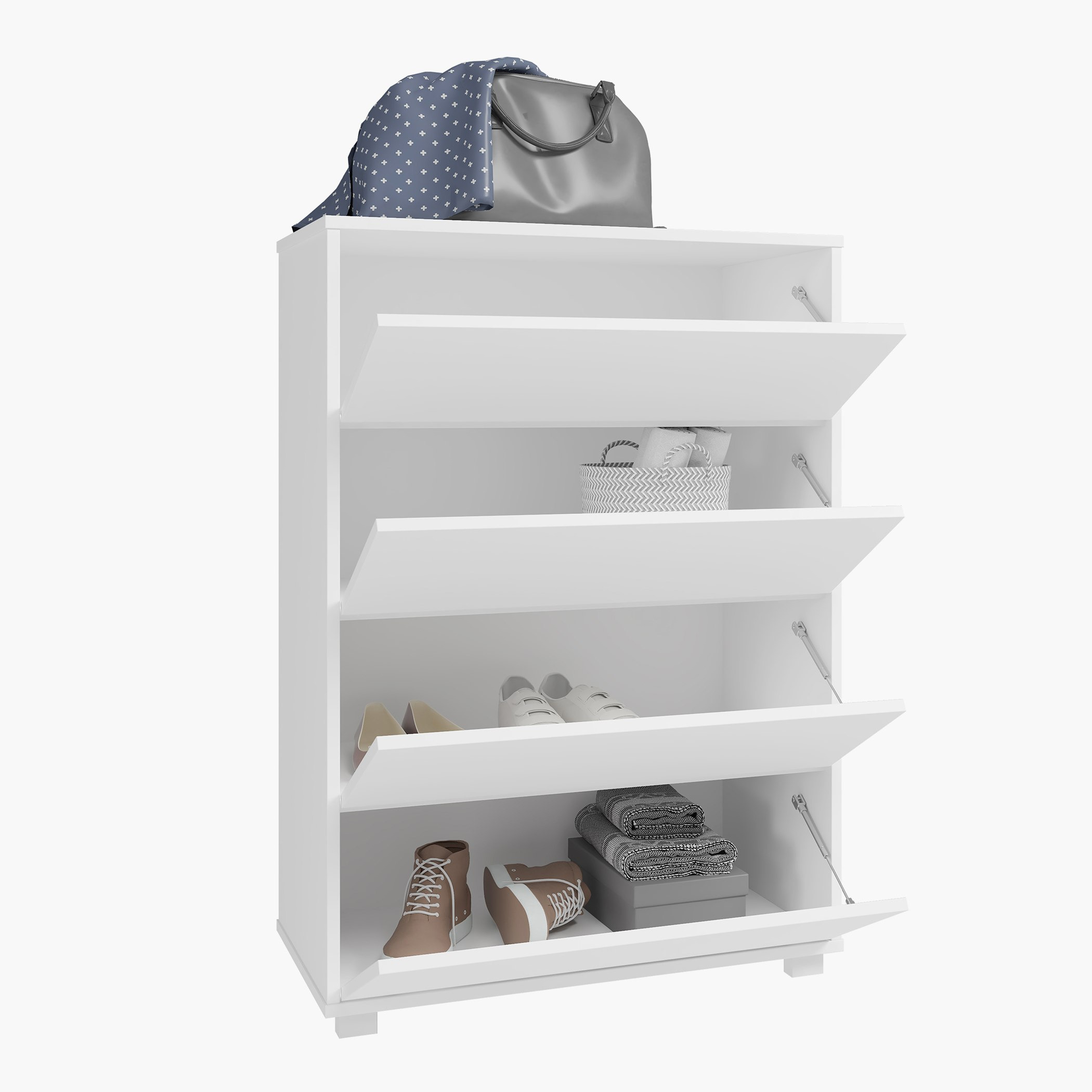 وحدة أحذية رفيعة تتسع لـ 15 زوجًا مع 4 أبواب من بيانكا لوندرينا-hbxbedroom-shoecabinetsandracks-image-2