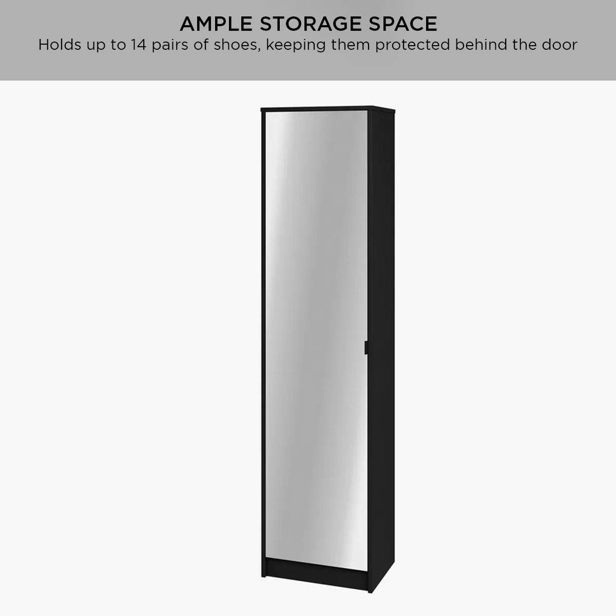 وحدة أحذية تتسع لـ14 زوجًا مع مرآة وباب من بيانكا لوندرينا-hbxbedroom-shoecabinetsandracks-image-6