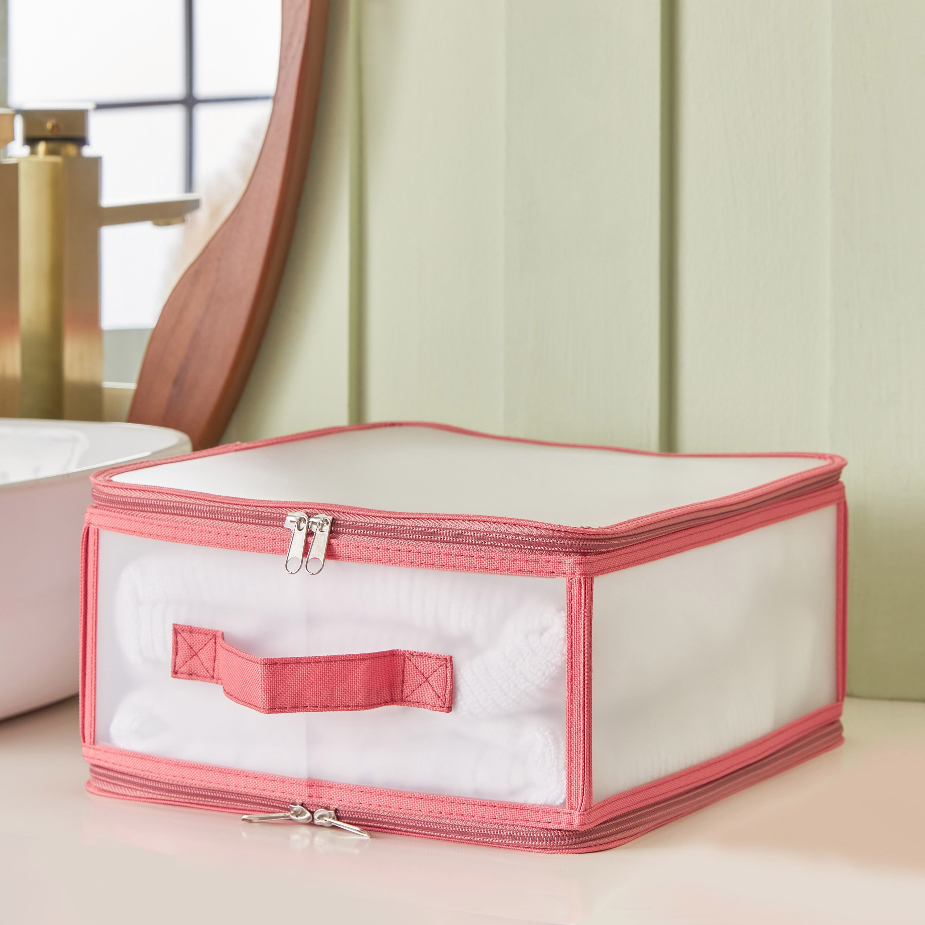 شنطة بسحاب فلاترباي فلاي باي من ترايفل - 30x28x15 سم-hbxbedroom-bedroomaccessories-bedroomstorage-image-1