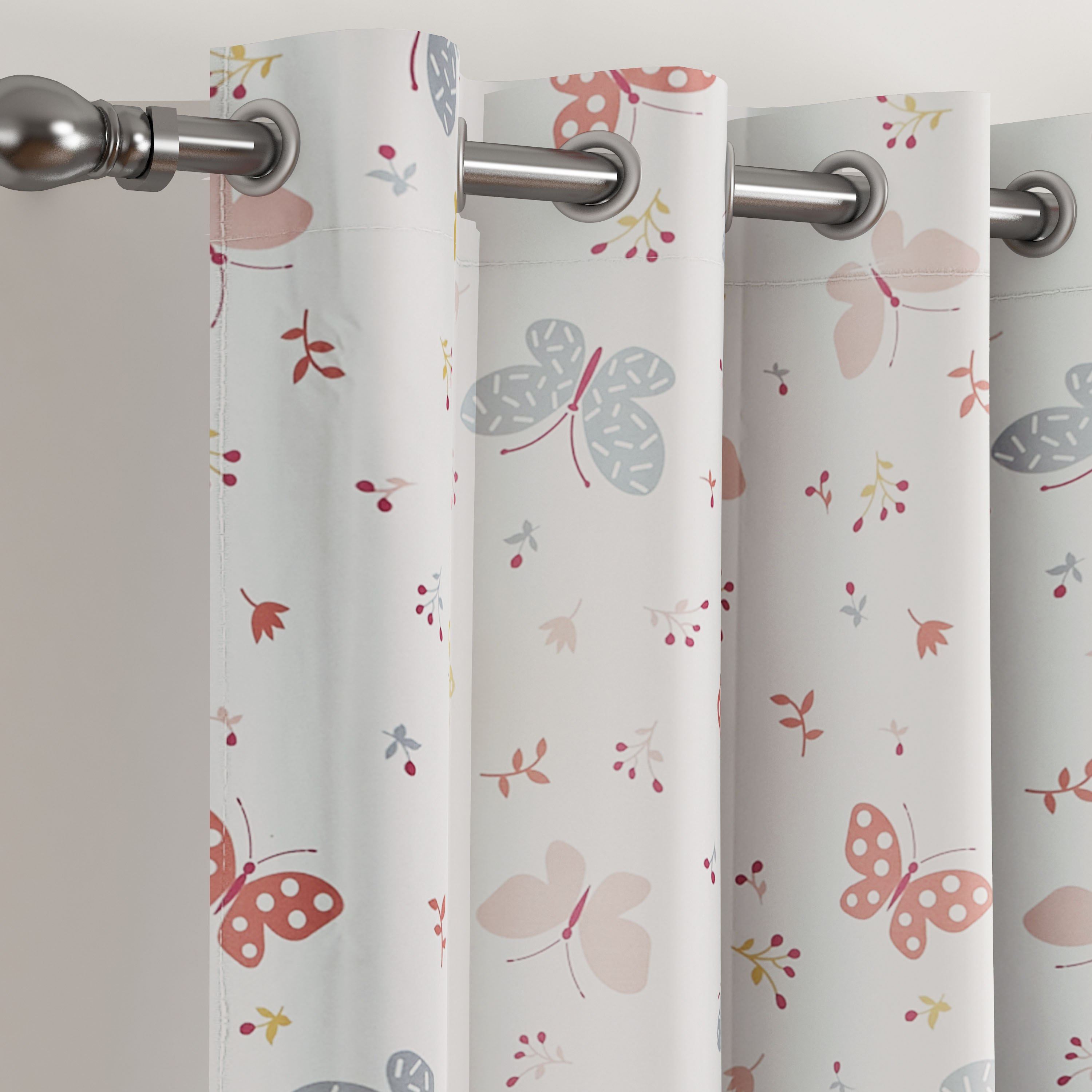 طقم ستائر معتمة قطعتين فلاي أواي من فلاترباي - 135x240 سم-hbxbedroom-windowcoverings-curtains-image-2