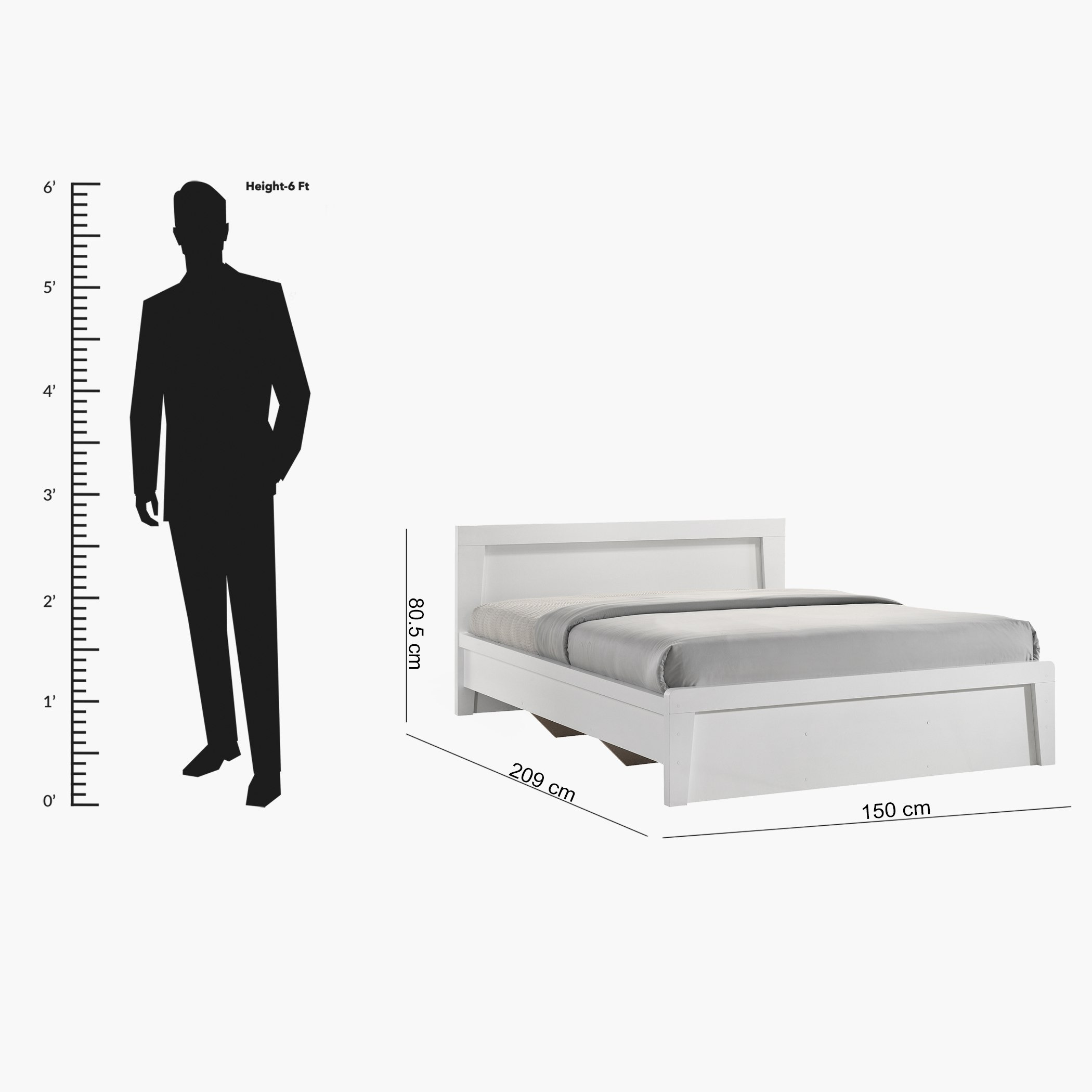 Kulltorp Plus Queen Bed - 140x200 cm-hbxbedroom-bedsandbedsets-beds-queen-image-11