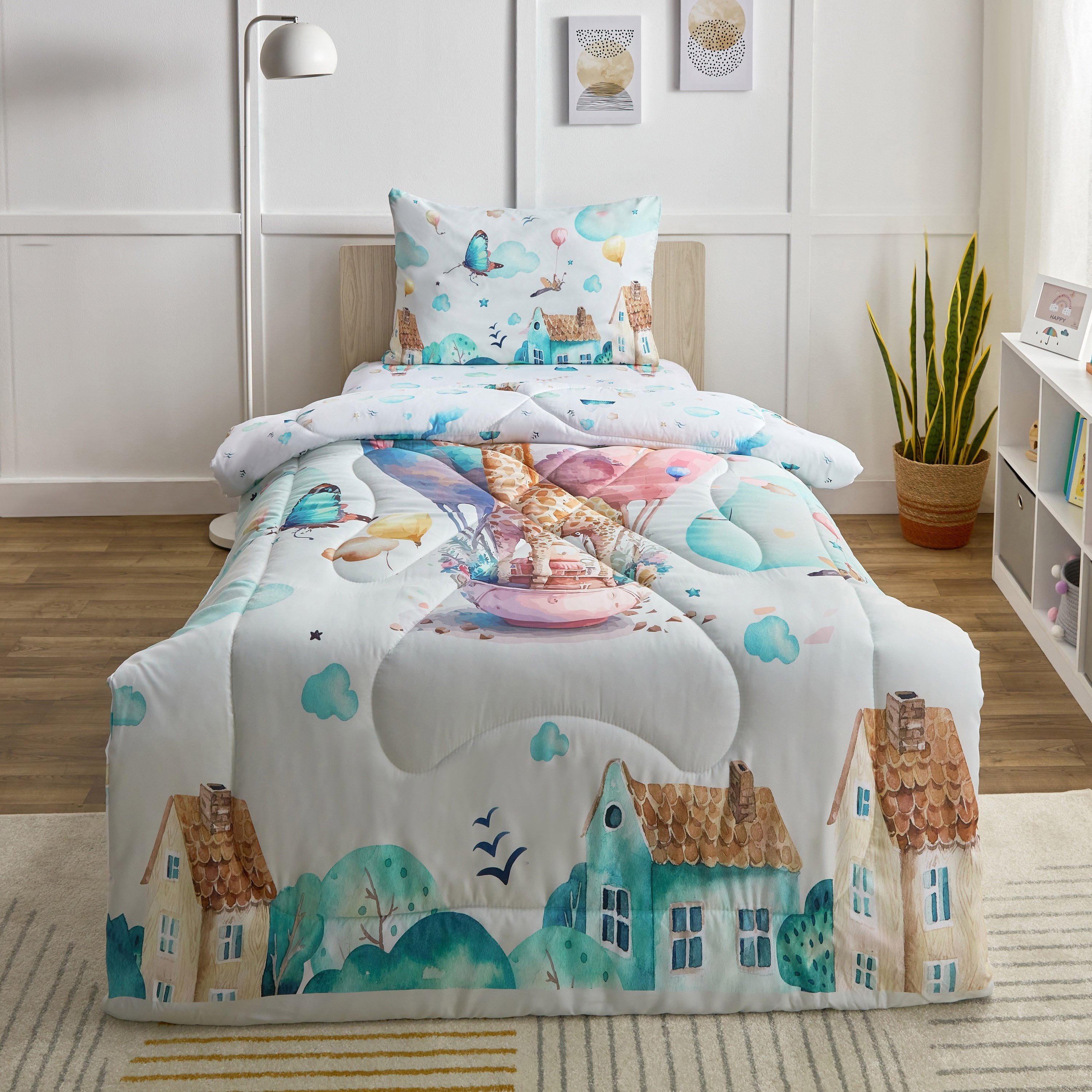 طقم لحاف فردي من ألياف دقيقة قطعتين جويفل من بلاي لاند - 135x220 سم-hbxhomeware-hbxkidsandyouth-image-2