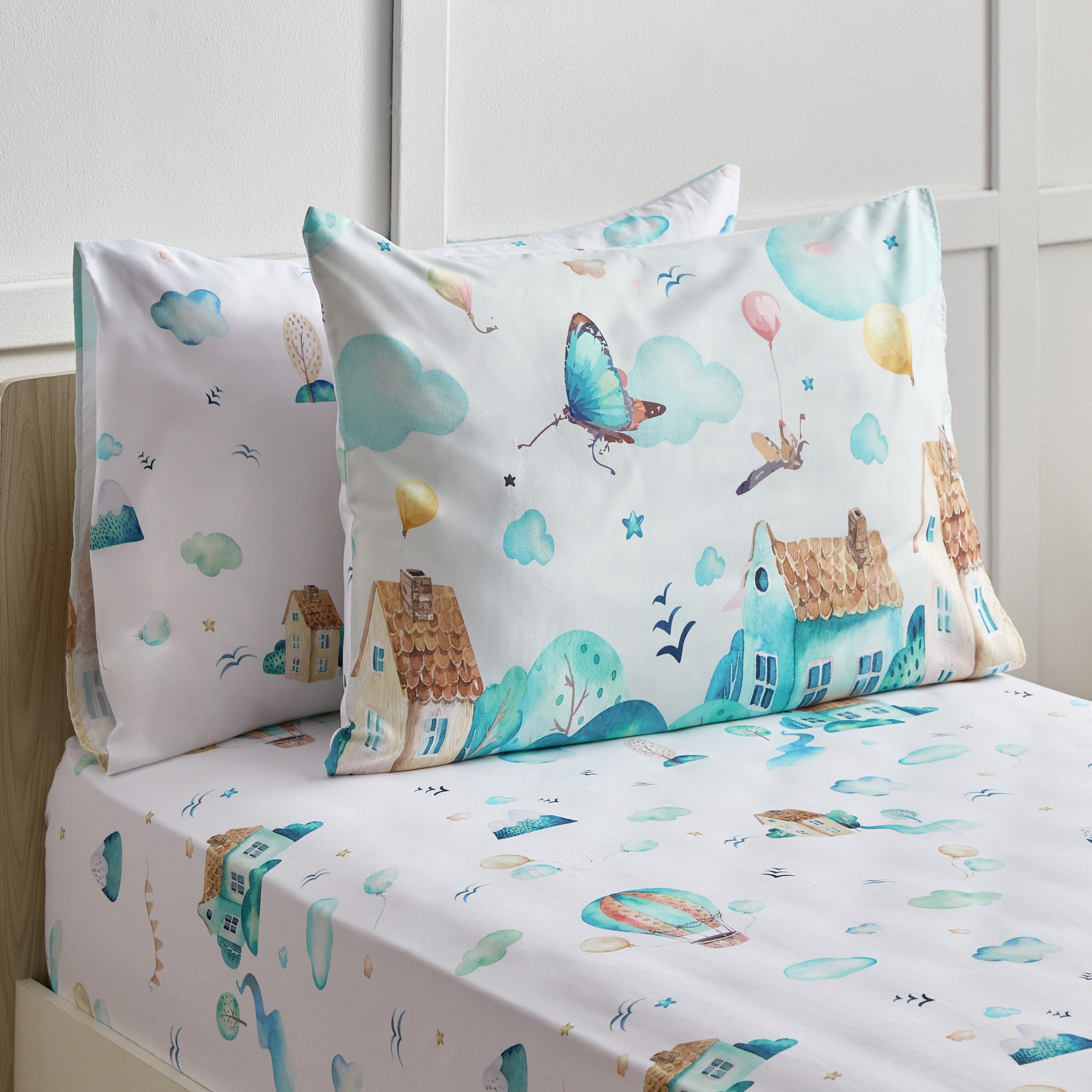 طقم غطاء وسادة ألياف دقيقة قطعتين جويفل من بلاي لاند- 50x75 سم-hbxhomeware-hbxkidsandyouth-image-1