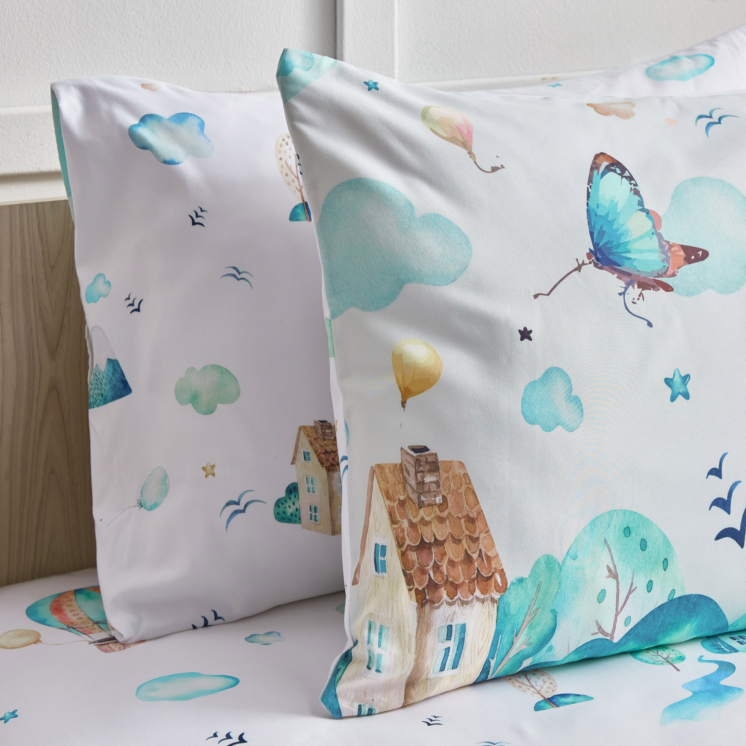 طقم غطاء وسادة ألياف دقيقة قطعتين جويفل من بلاي لاند- 50x75 سم-hbxhomeware-hbxkidsandyouth-image-3