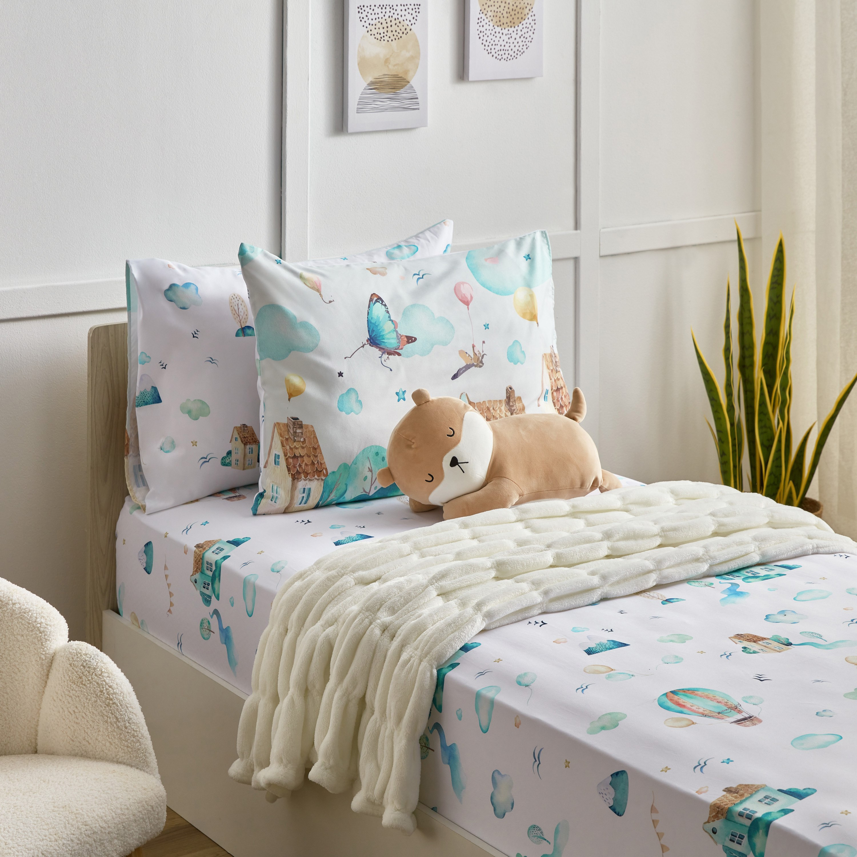 طقم غطاء وسادة ألياف دقيقة قطعتين جويفل من بلاي لاند- 50x75 سم-hbxhomeware-hbxkidsandyouth-image-6