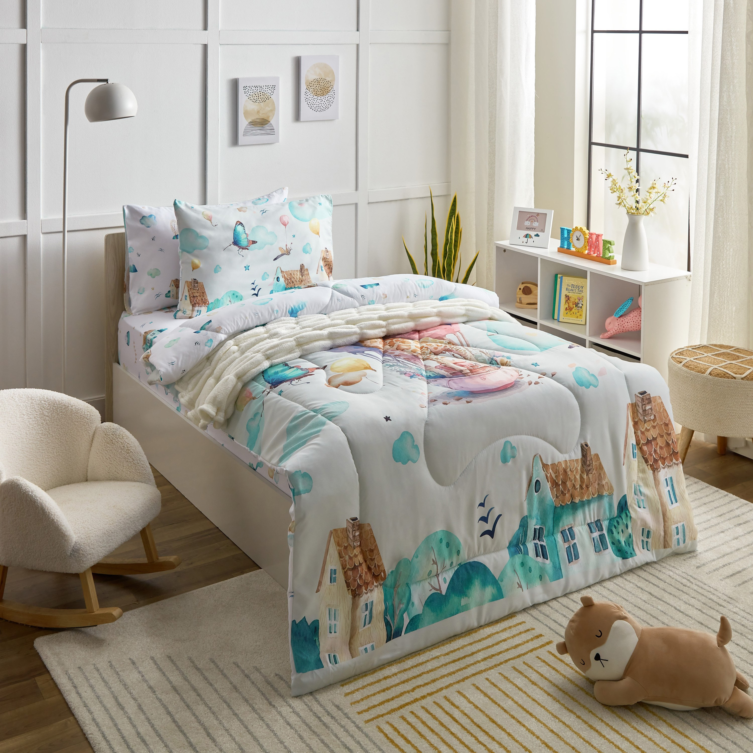 طقم غطاء وسادة ألياف دقيقة قطعتين جويفل من بلاي لاند- 50x75 سم-hbxhomeware-hbxkidsandyouth-image-7