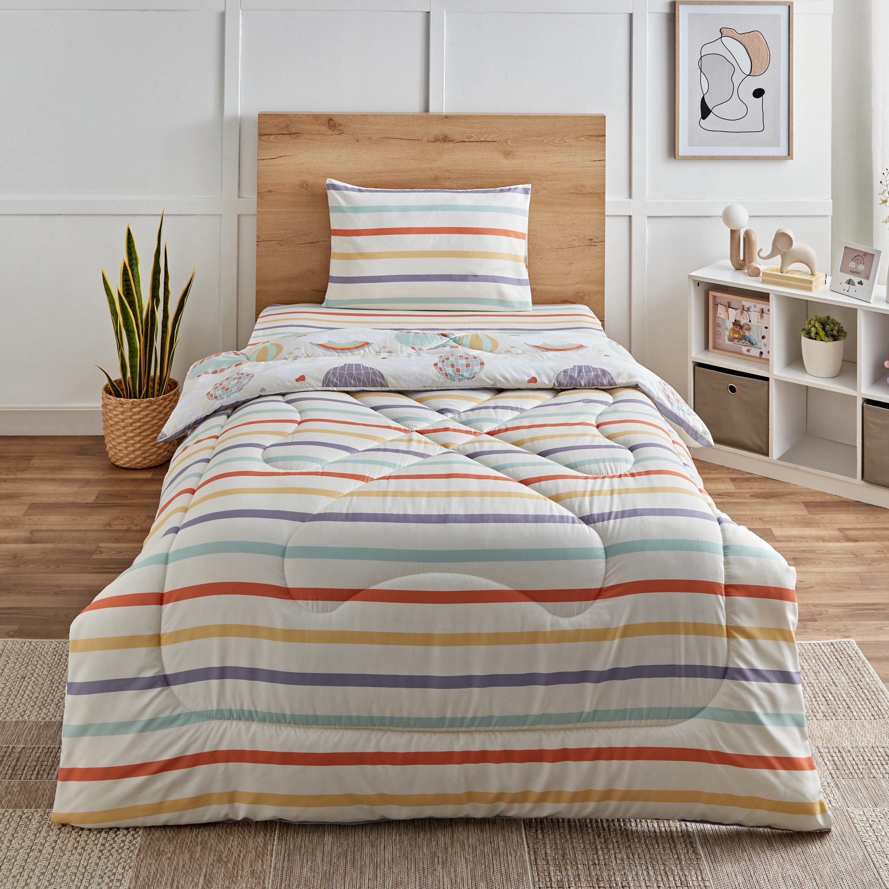 طقم لحاف توين ألياف دقيقة قطعتين إيفوريا من بلاي لاند -160x220 سم-hbxhomeware-hbxkidsandyouth-image-3