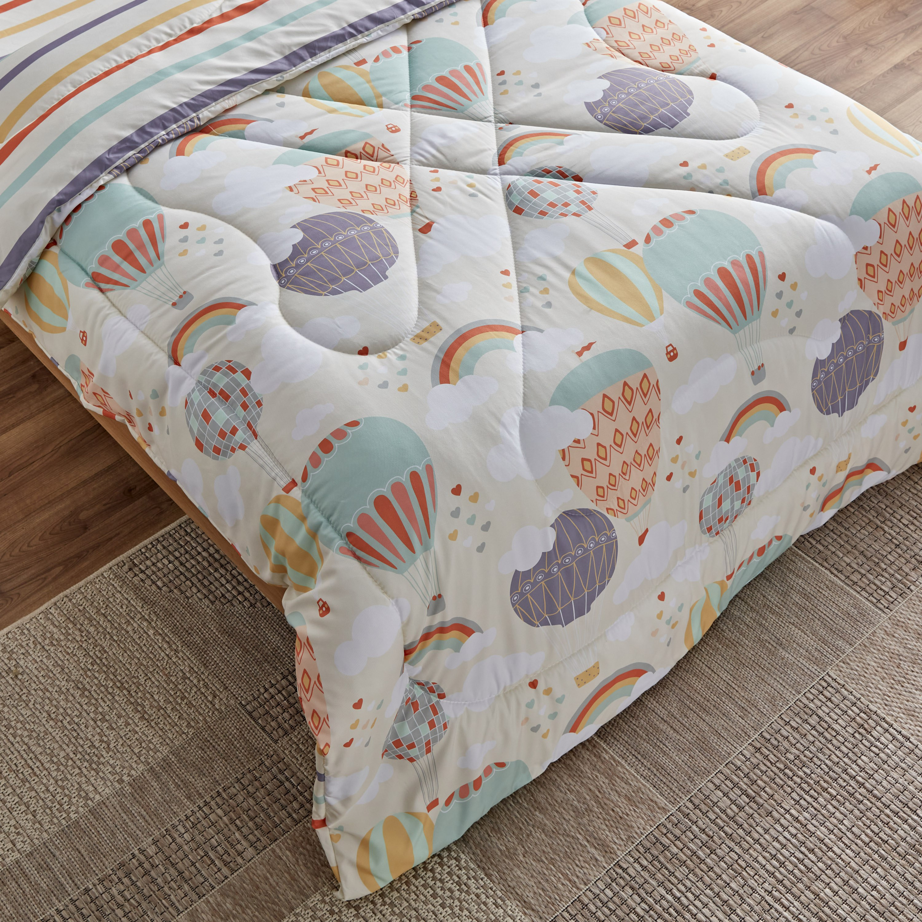 طقم لحاف توين ألياف دقيقة قطعتين إيفوريا من بلاي لاند -160x220 سم-hbxhomeware-hbxkidsandyouth-image-5