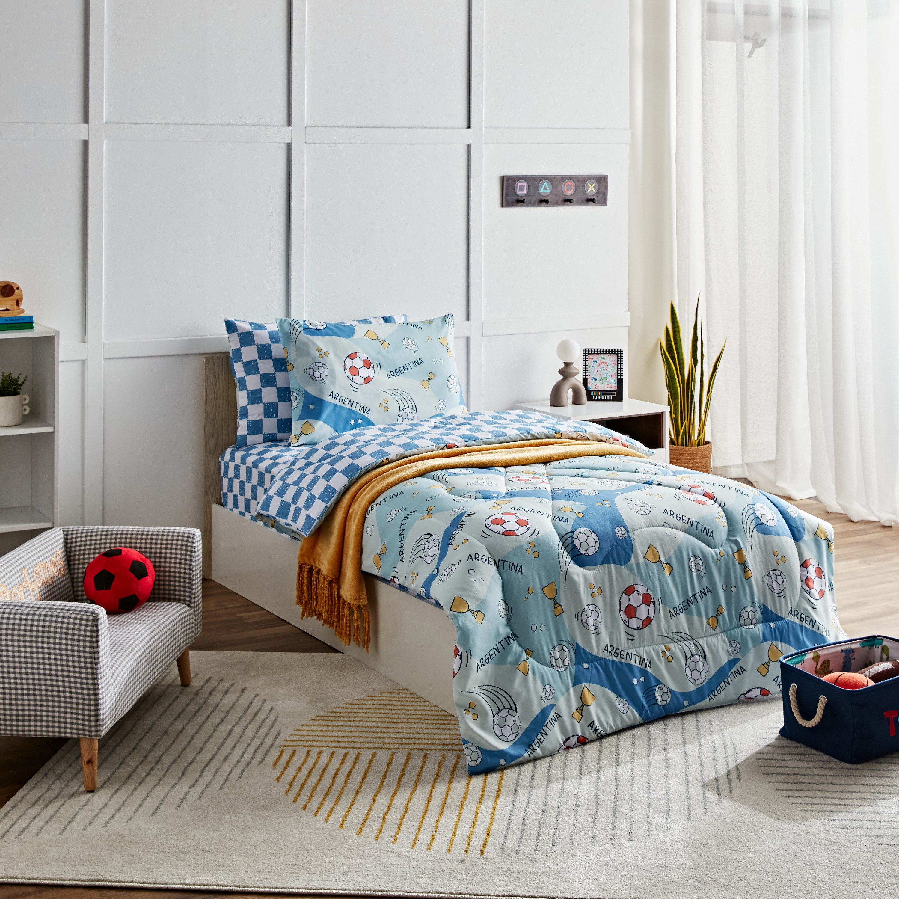 طقم غطاء وسادة ألياف دقيقة قطعتين أرينا من أركيد - 50x75 سم-hbxhomeware-hbxkidsandyouth-image-7
