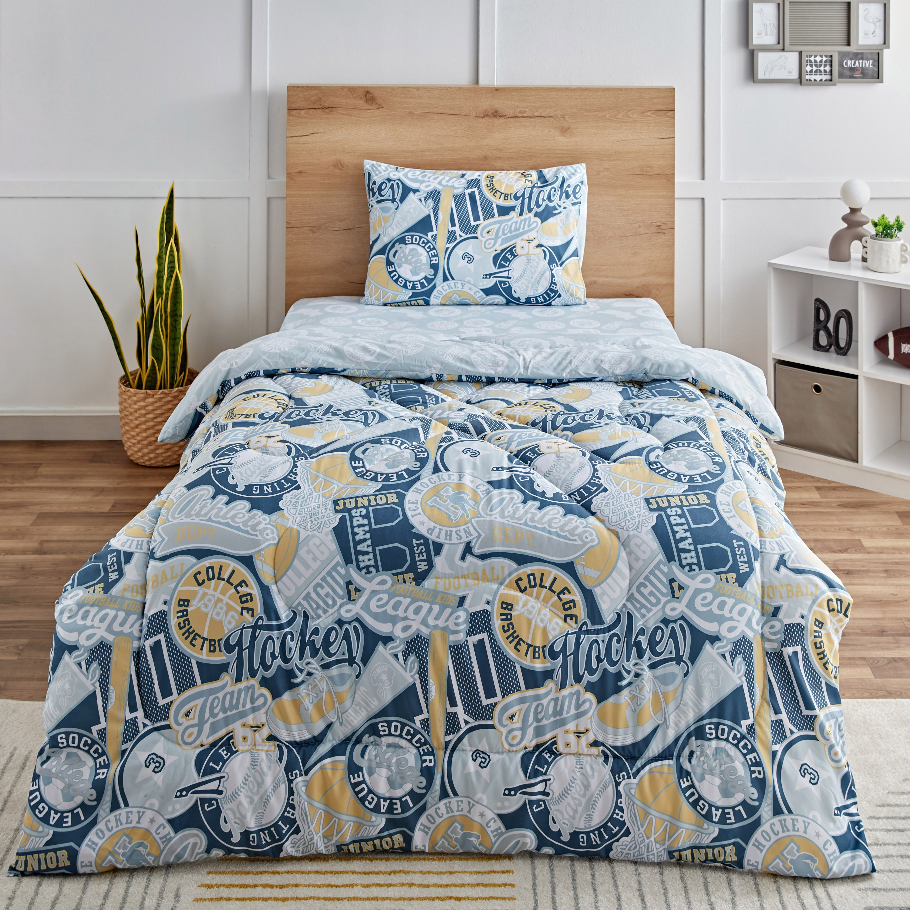 طقم لحاف توين من الألياف الدقيقة قطعتين ليتس بلاي من أركيد - 160x220 سم-hbxhomeware-hbxkidsandyouth-image-2