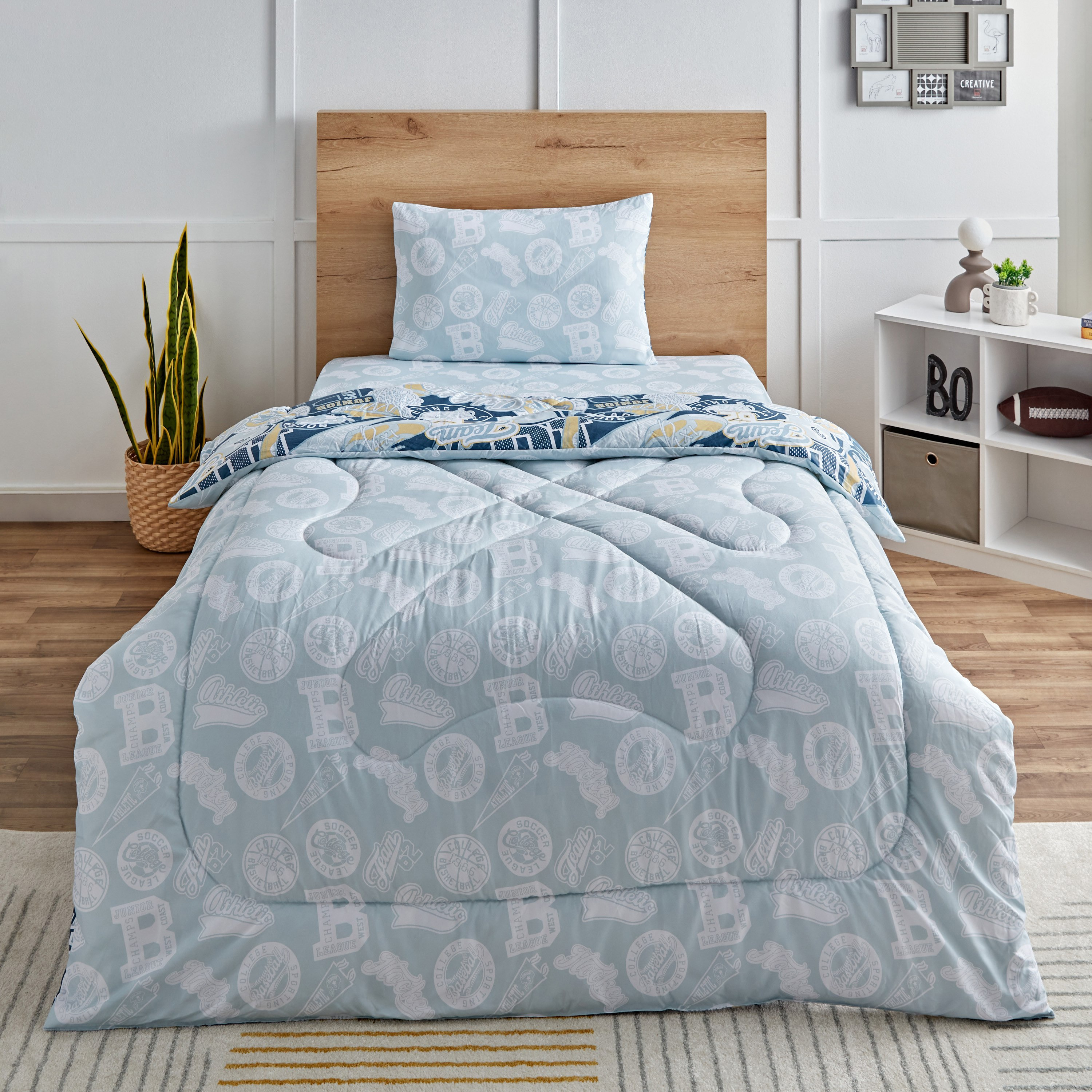 طقم لحاف توين من الألياف الدقيقة قطعتين ليتس بلاي من أركيد - 160x220 سم-hbxhomeware-hbxkidsandyouth-image-3