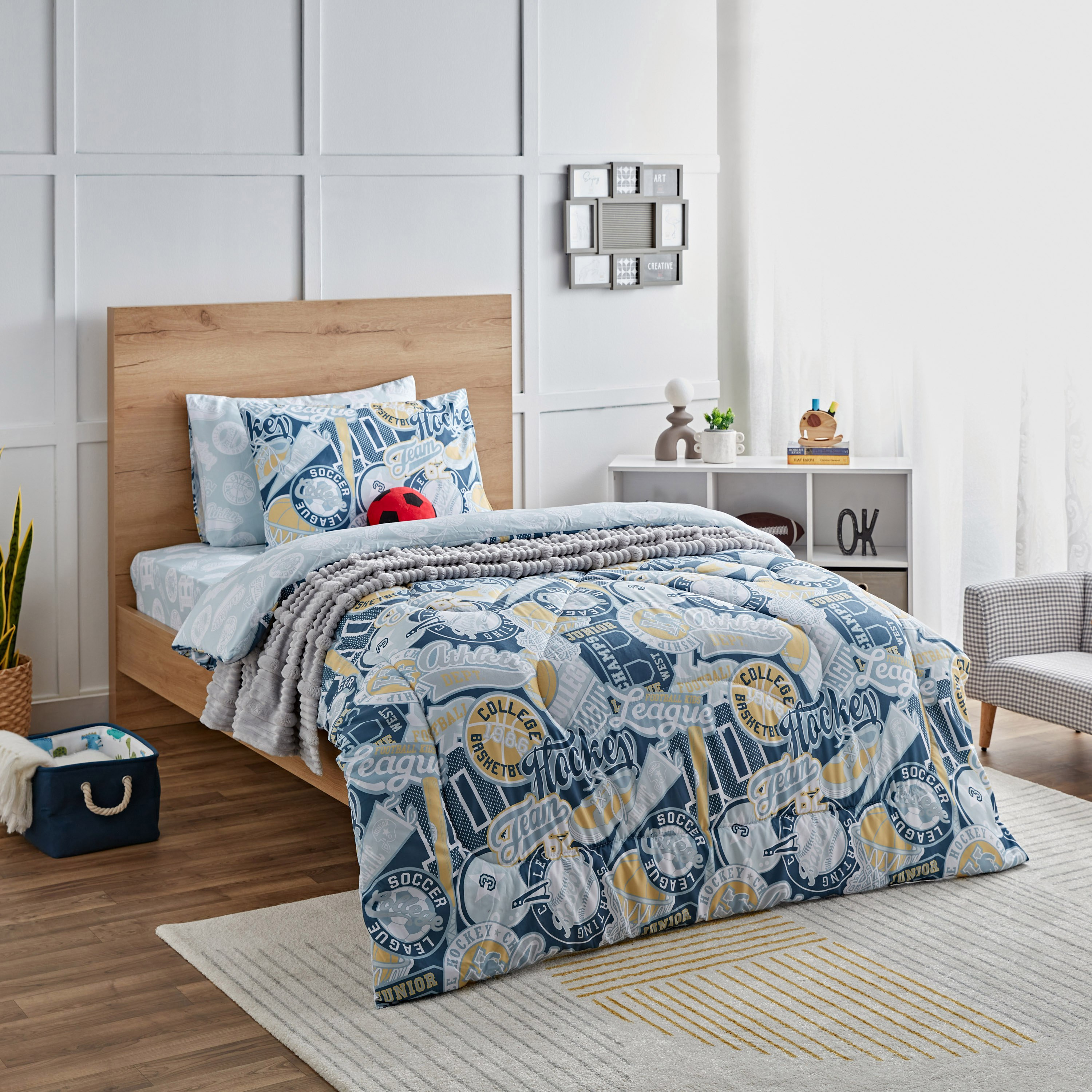 طقم لحاف توين من الألياف الدقيقة قطعتين ليتس بلاي من أركيد - 160x220 سم-hbxhomeware-hbxkidsandyouth-image-8