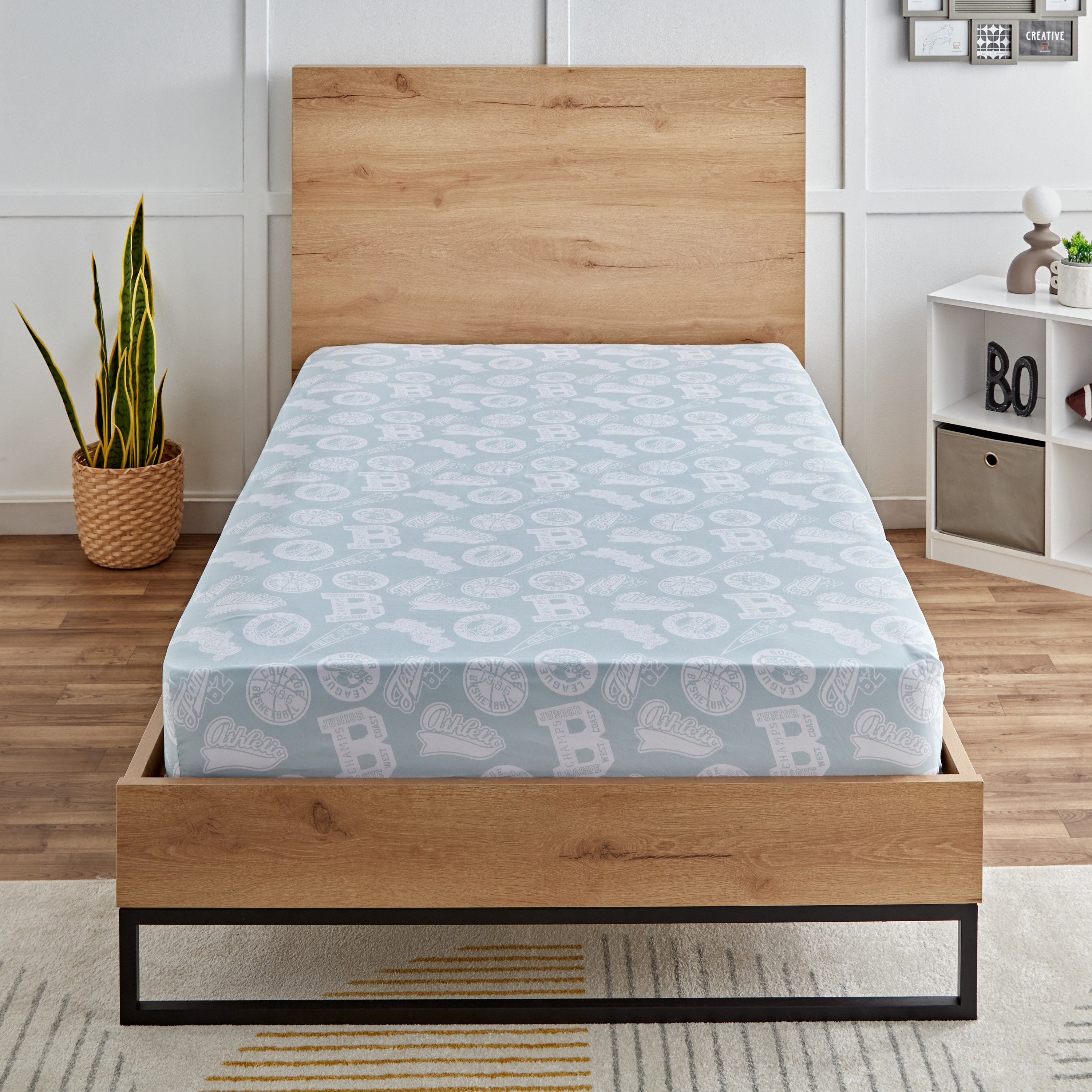 شرشف مطاطي توين ألياف دقيقة ليتس بلاي من أركيد - 120x200+25 سم-hbxhomeware-hbxkidsandyouth-image-2