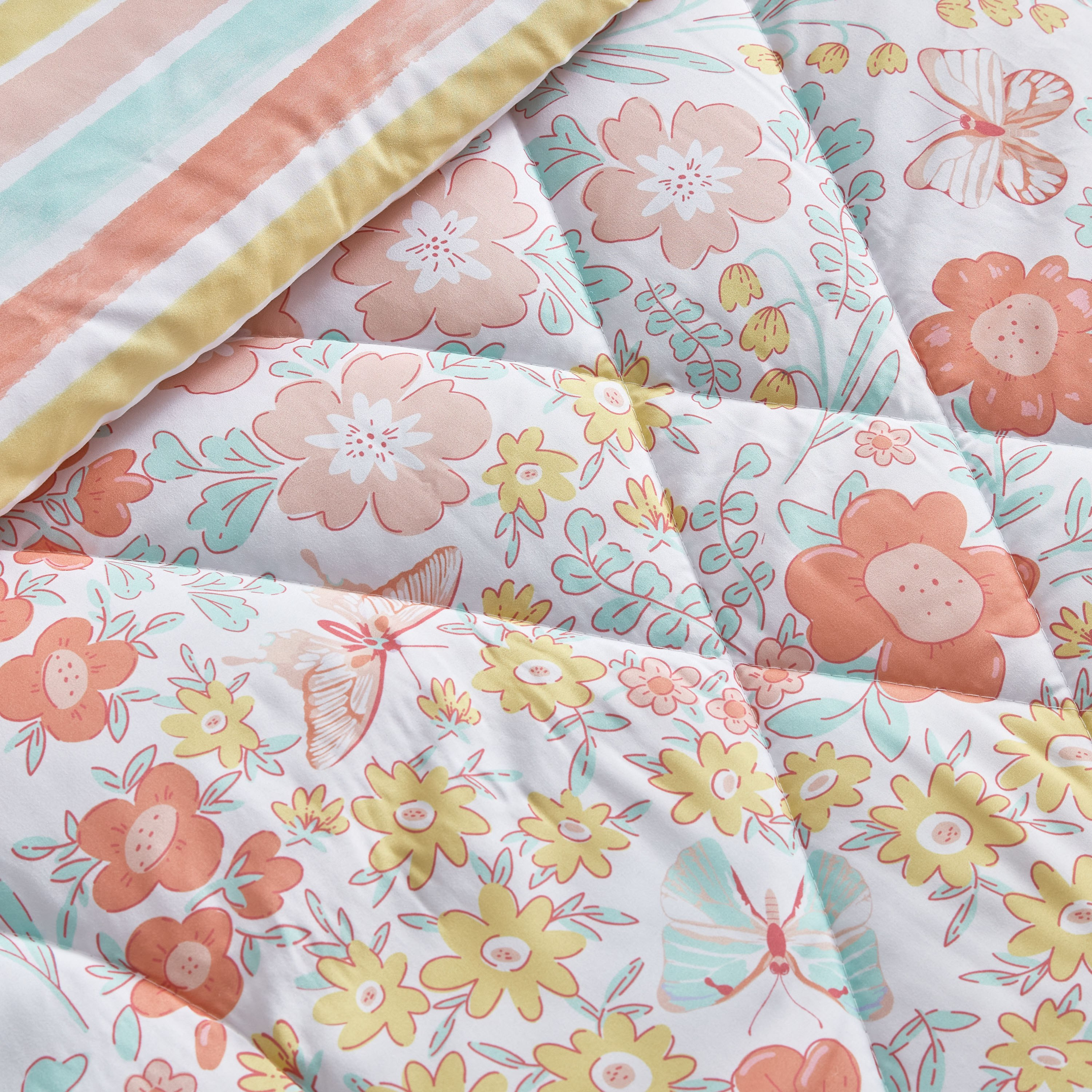 Flutterby Meadows 2-Piece Single Microfibre Comforter Set - 135x220 cm-hbxhomeware-hbxkidsandyouth-image-5