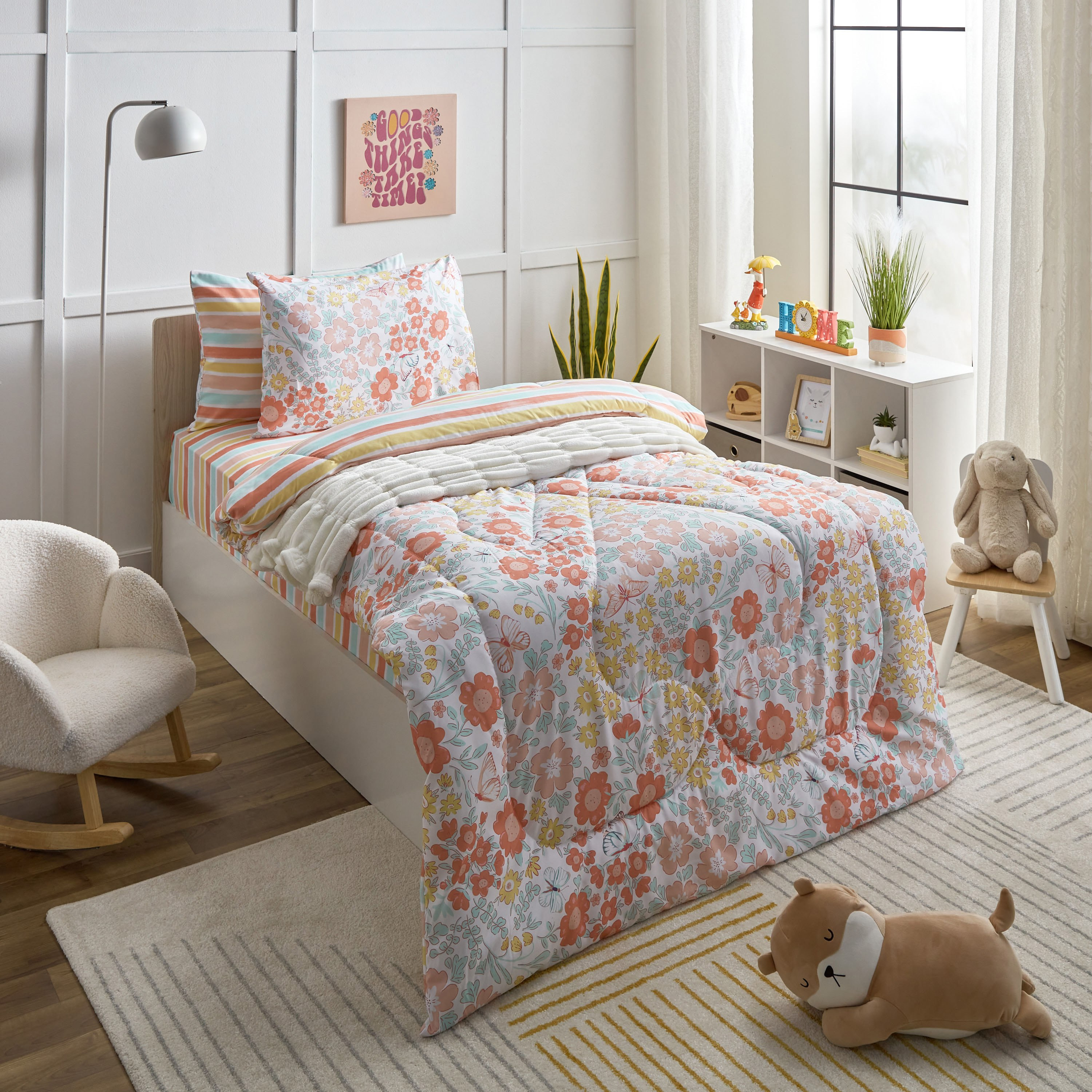 Flutterby Meadows 2-Piece Single Microfibre Comforter Set - 135x220 cm-hbxhomeware-hbxkidsandyouth-image-8