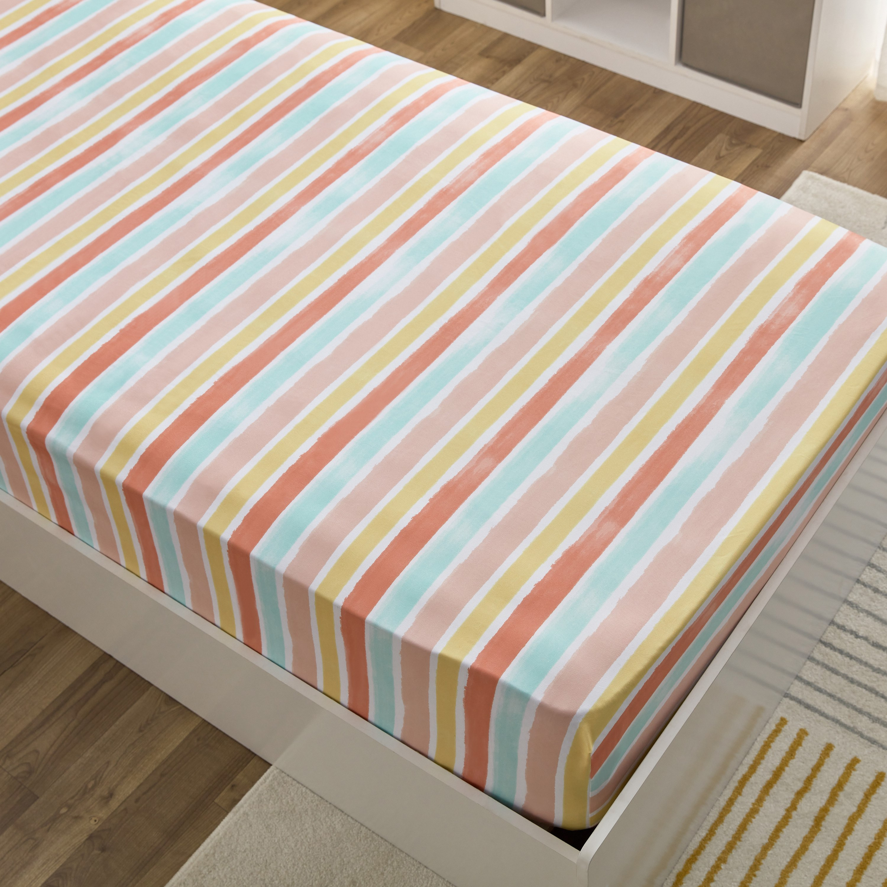 شرشف مطاطي فردي مايكروفايبر ميدوز من فلاترباي - 90x200+25 سم-hbxhomeware-hbxkidsandyouth-image-3