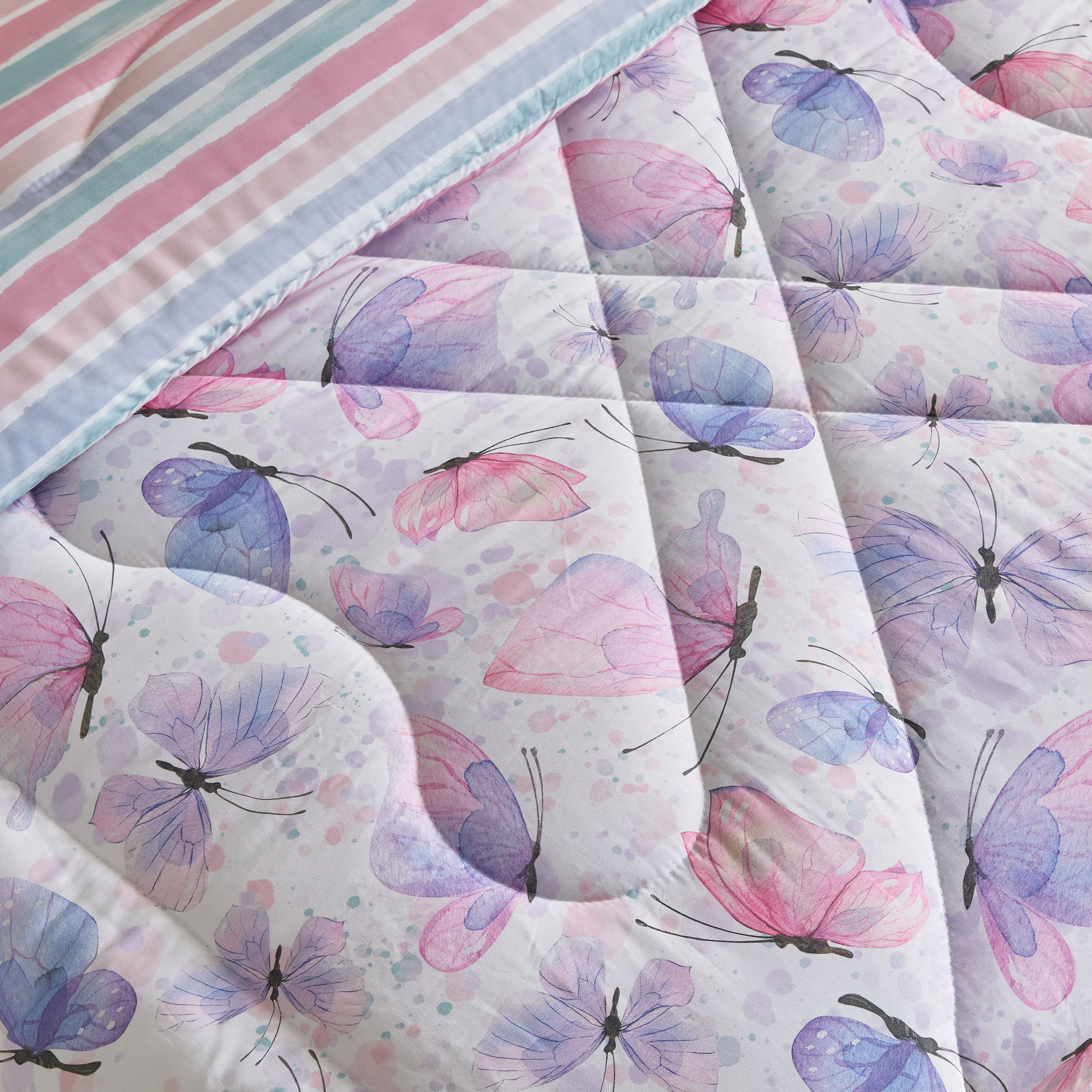 Flutterby Dreamscape 2-Piece Microfibre Twin Comforter Set - 160x220 cm-hbxhomeware-hbxkidsandyouth-image-4