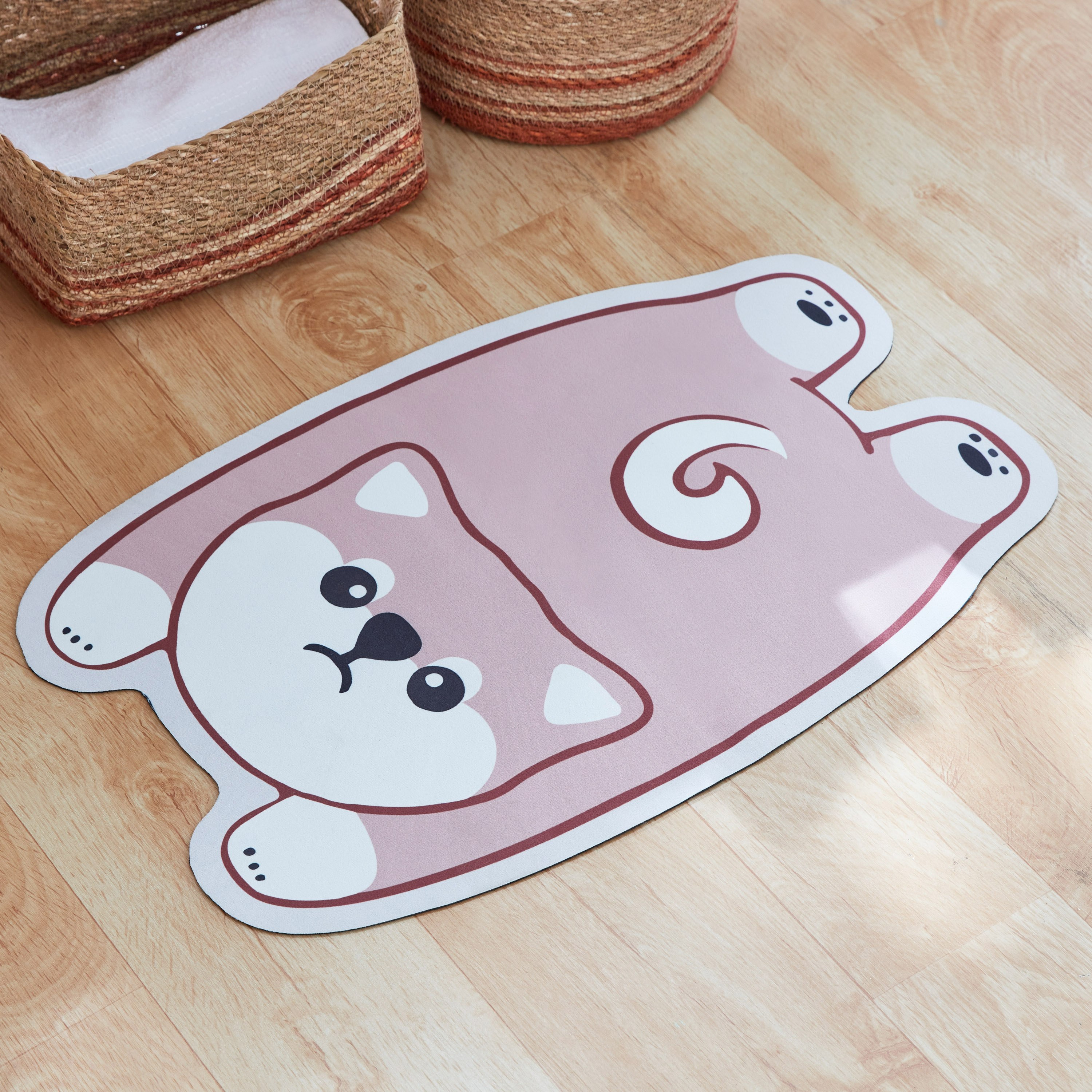 سجادة حمام ماصة بتصميم قطة من بلاي لاند - 40x60 سم-hbxhomeware-kidsessentials-kidsbathmatsandtubmats-image-2