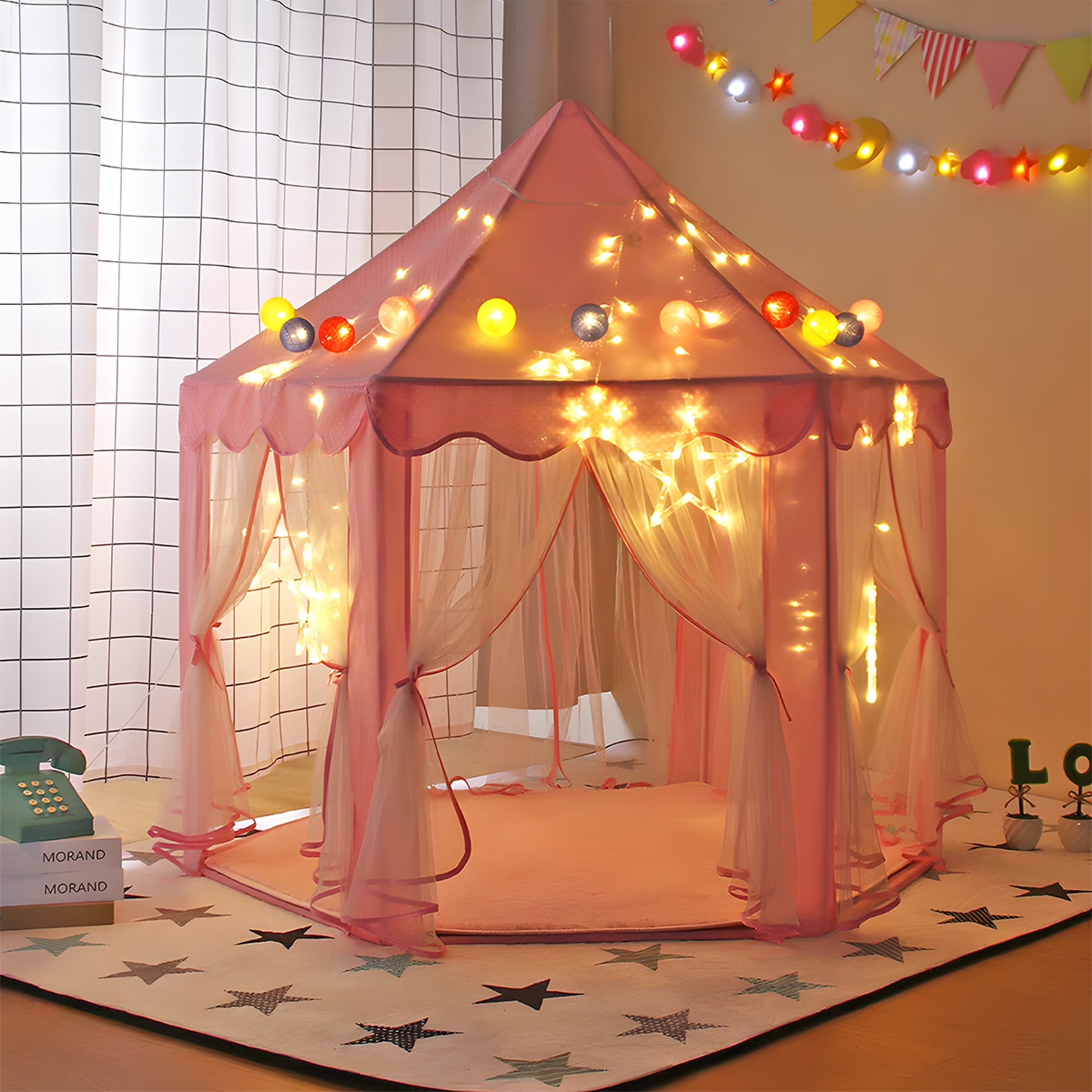 Flutterby Play Tent - 140x135x135 cm-hbxhomeware-hbxkidsandyouth-image-1