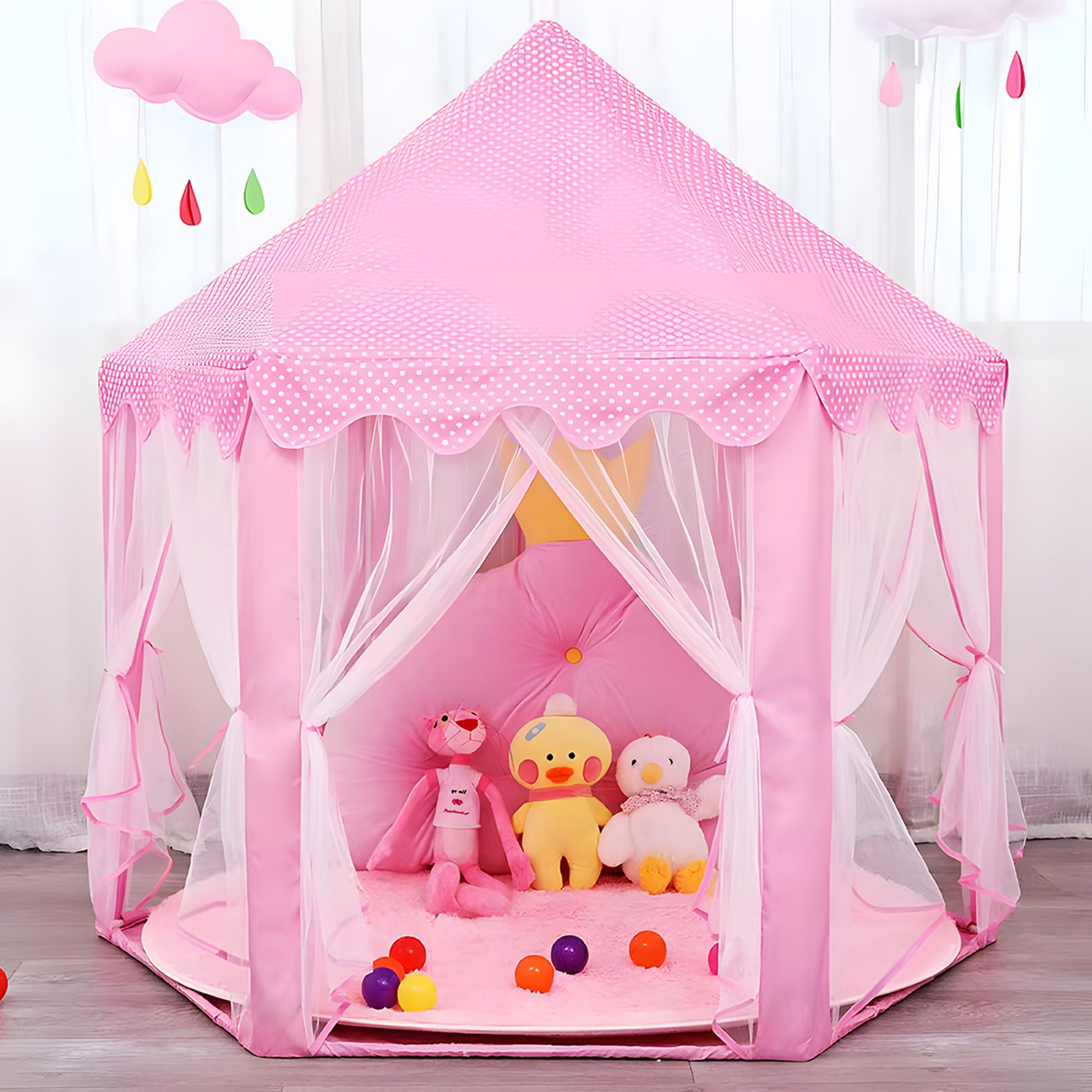 Flutterby Play Tent - 140x135x135 cm-hbxhomeware-hbxkidsandyouth-image-2