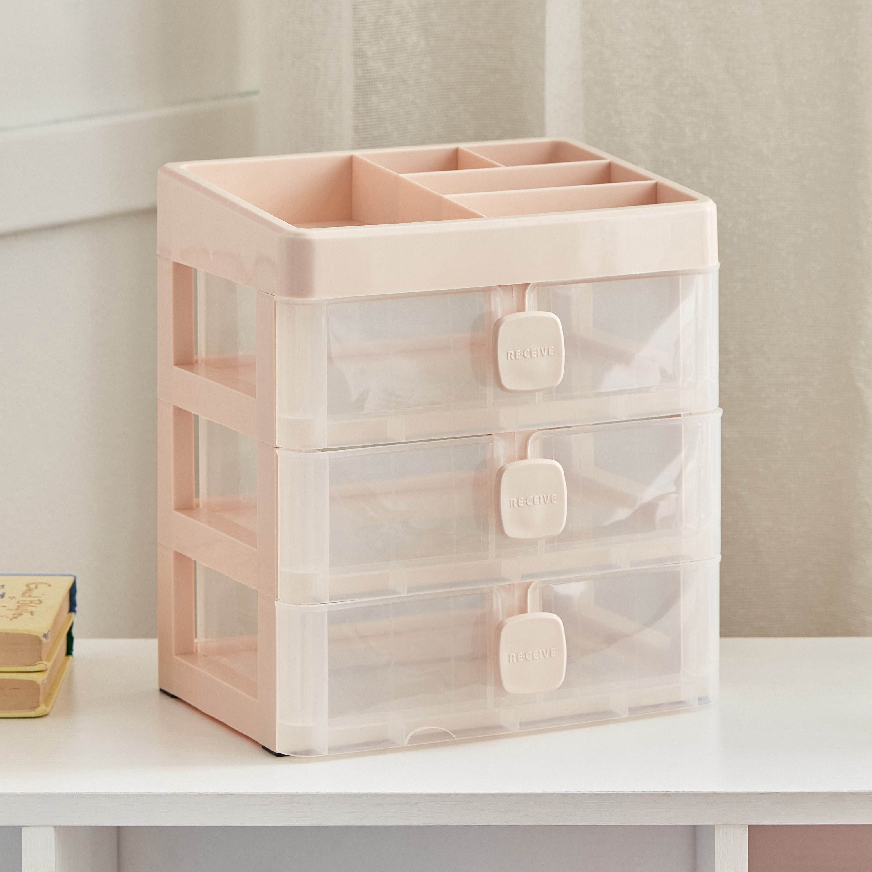 صندوق تخزين 3 طبقات من فلاترباي - 23.2x16.5x25.7 سم-hbxhomeware-hbxkidsandyouth-image-2