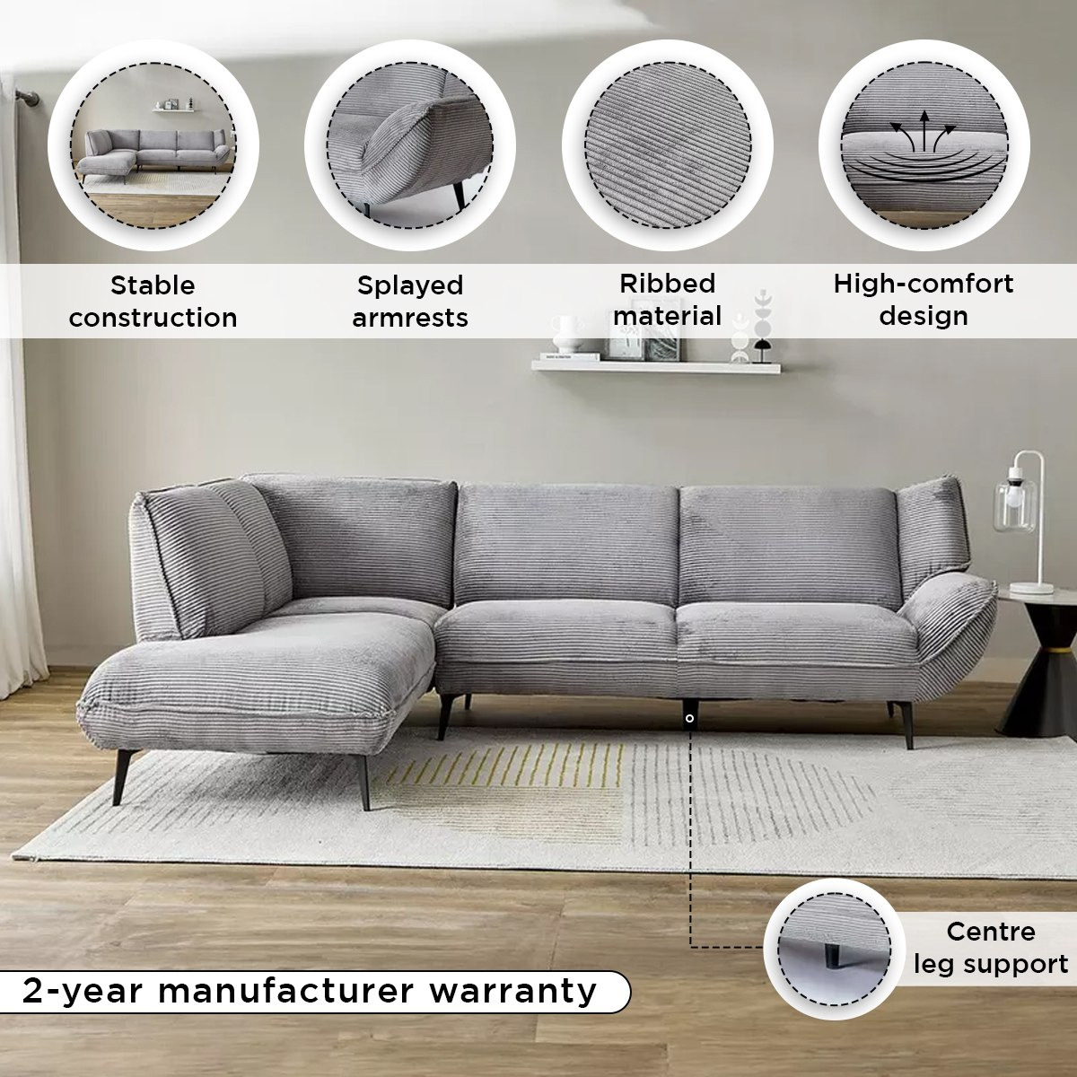 كنبة ركنية يسار قماش 4 مقاعد من مونتي-hbxlivingroom-sofasandarmchairs-cornersofas-image-4