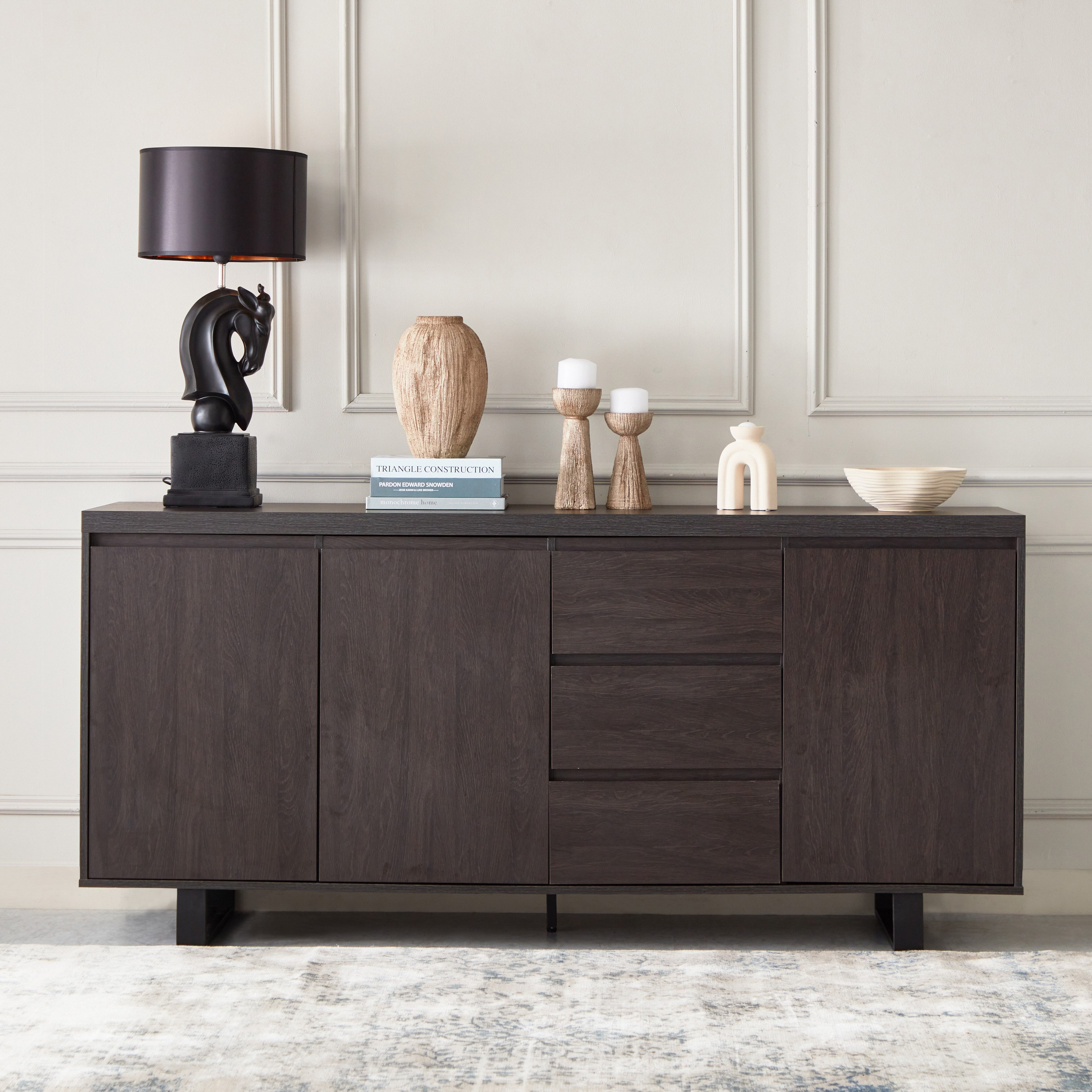 Indus 3-Door Sideboard with 3 Drawers-hbxfurniture-diningroom-buffetsandsideboards-image-2