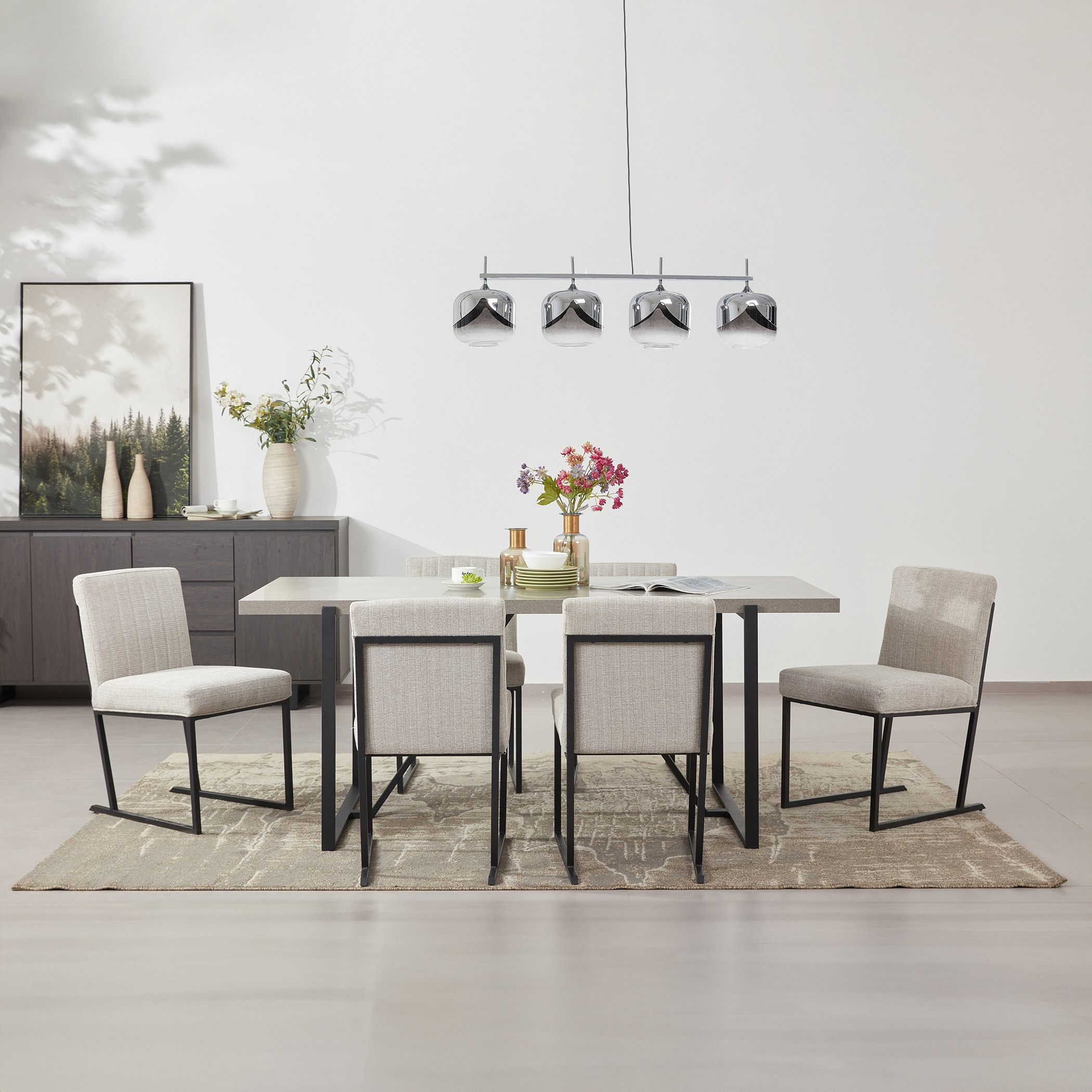 طاولة سفرة لـ6 مقاعد من إندوس-hbxdiningroom-diningtablesandsets-diningtables-sixseater-image-8