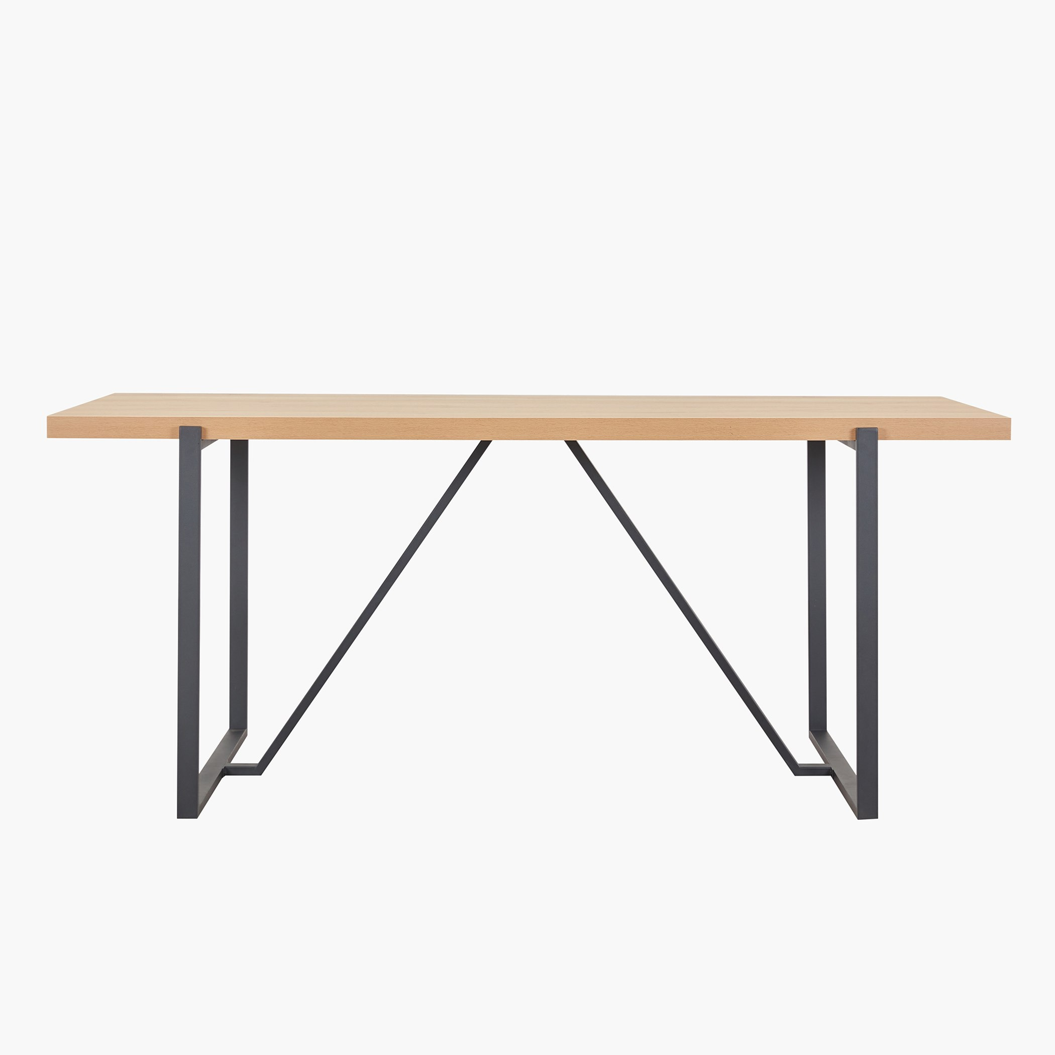 Indus 6-Seater Dining Table-hbxdiningroom-diningtablesandsets-diningtables-sixseater-image-2